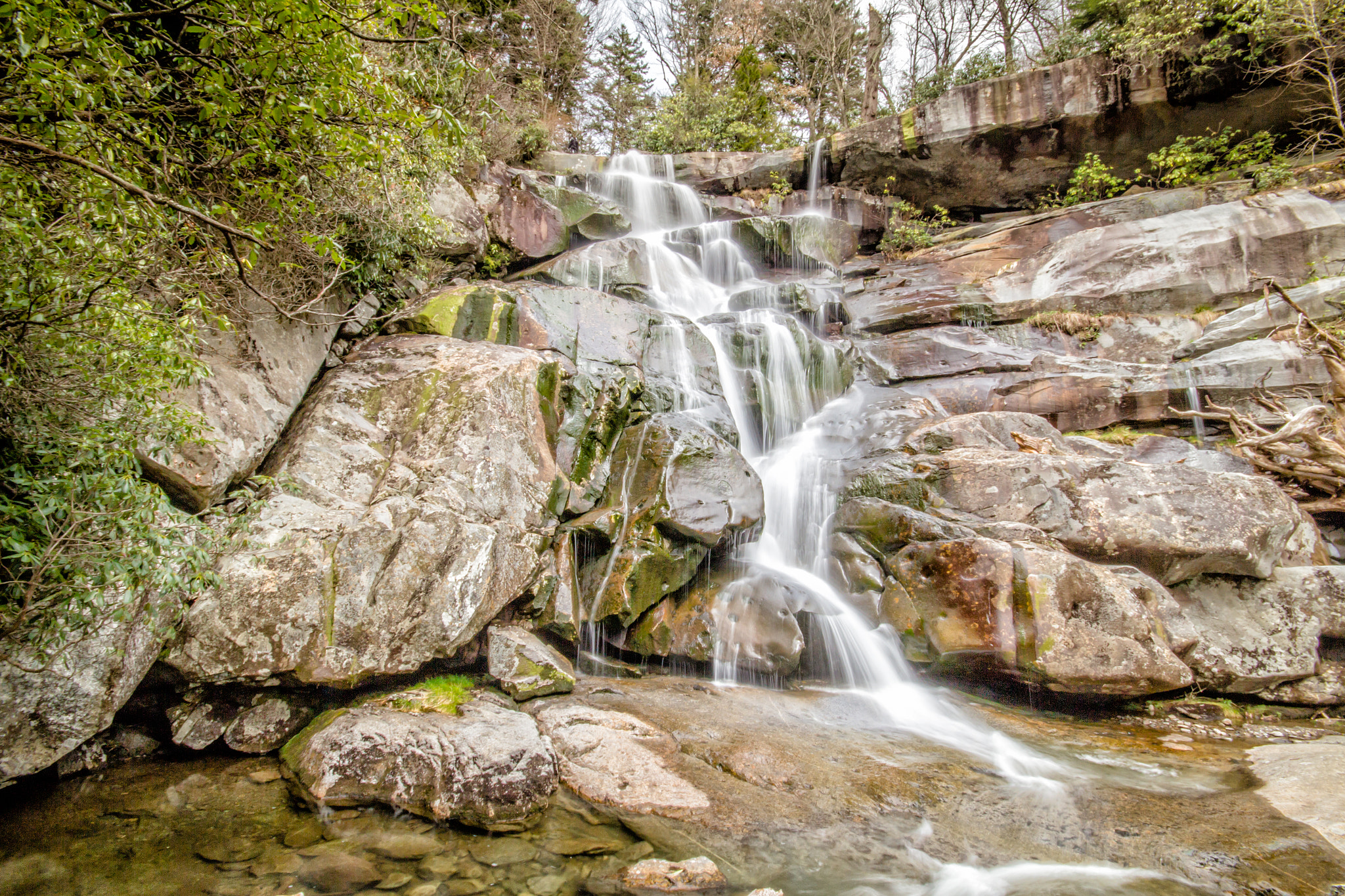 Sigma 10-20mm F4-5.6 EX DC HSM sample photo. Ramsey cascades in the great smoky mountain national park photography