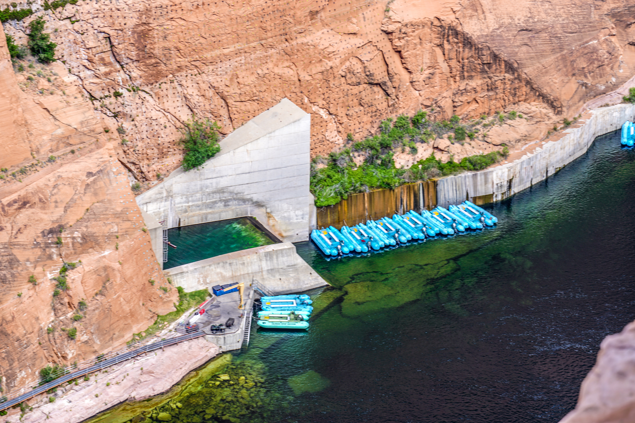 Sony a7R II sample photo. Glen canyon dam photography