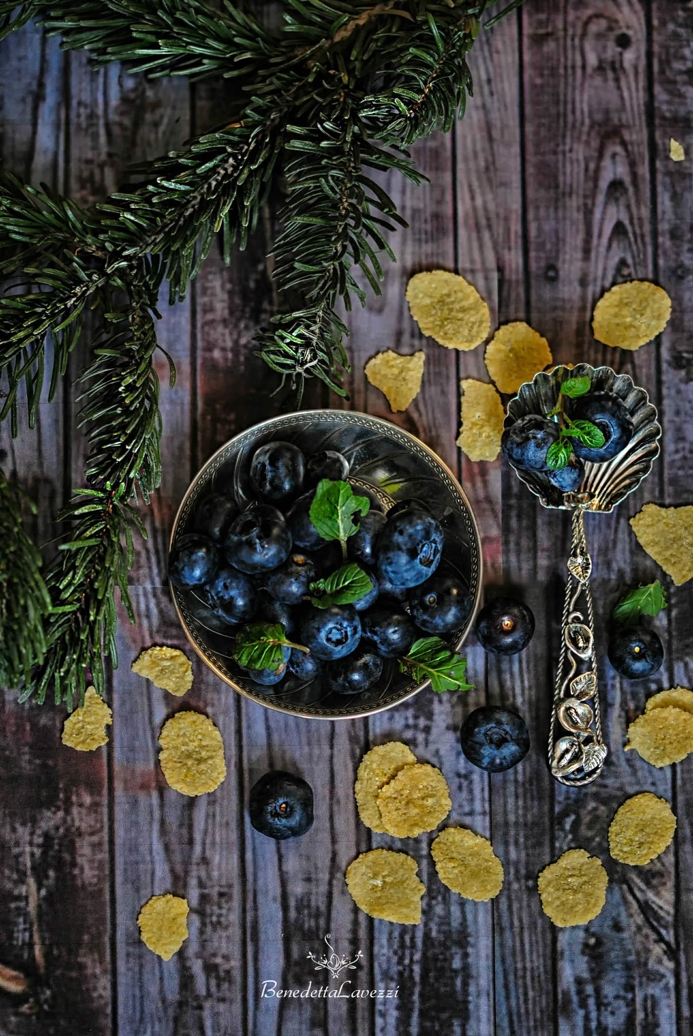 Sigma 105mm F2.8 EX DG OS HSM sample photo. Blueberries photography