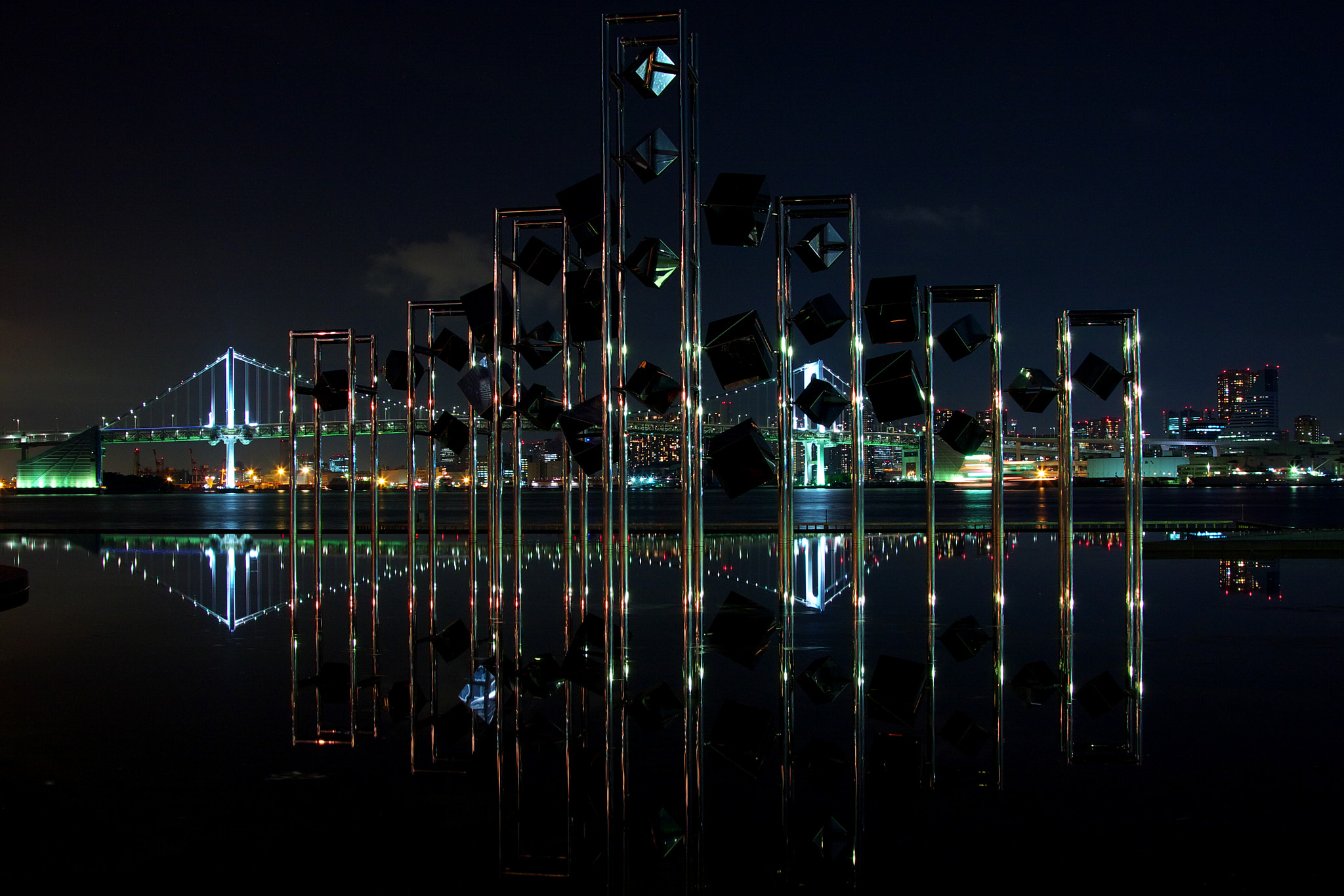 Canon EOS 40D + Canon EF 24-105mm F4L IS USM sample photo. Harumi wharf park photography