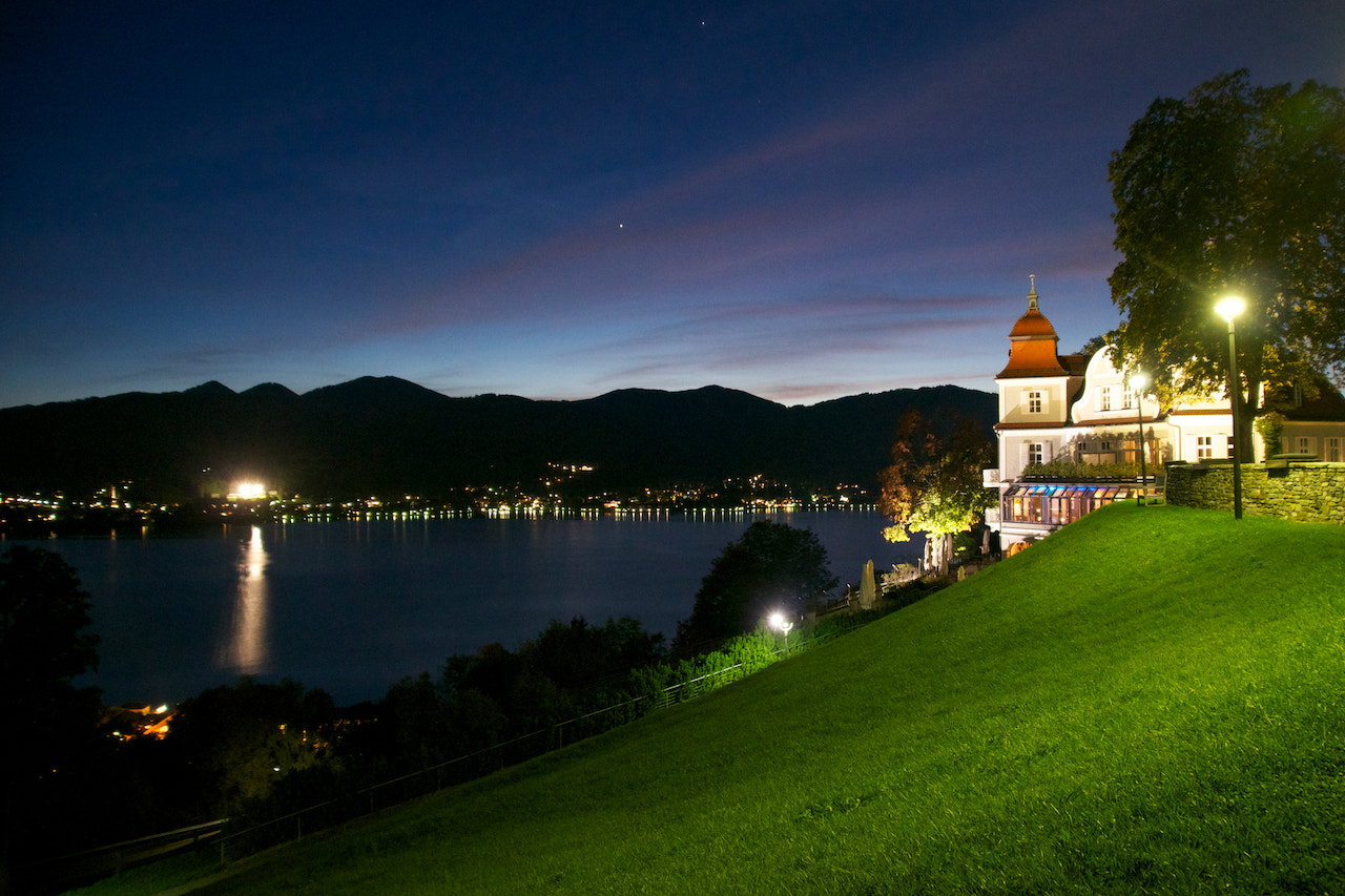 Sony SLT-A55 (SLT-A55V) sample photo. Tegernsee night photography