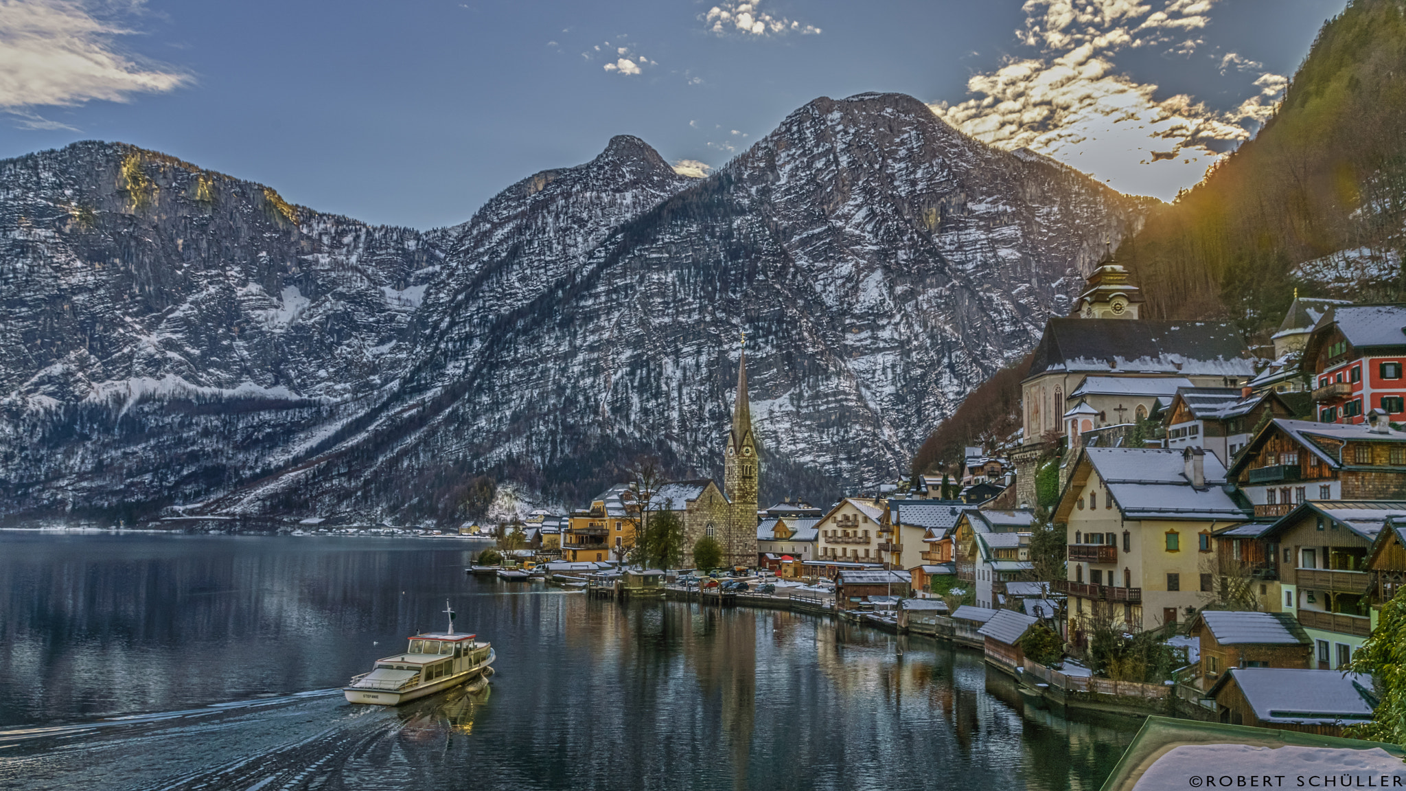 Canon EF 24-70mm F2.8L II USM sample photo. Hallstatt, last sunlight in the evening … photography
