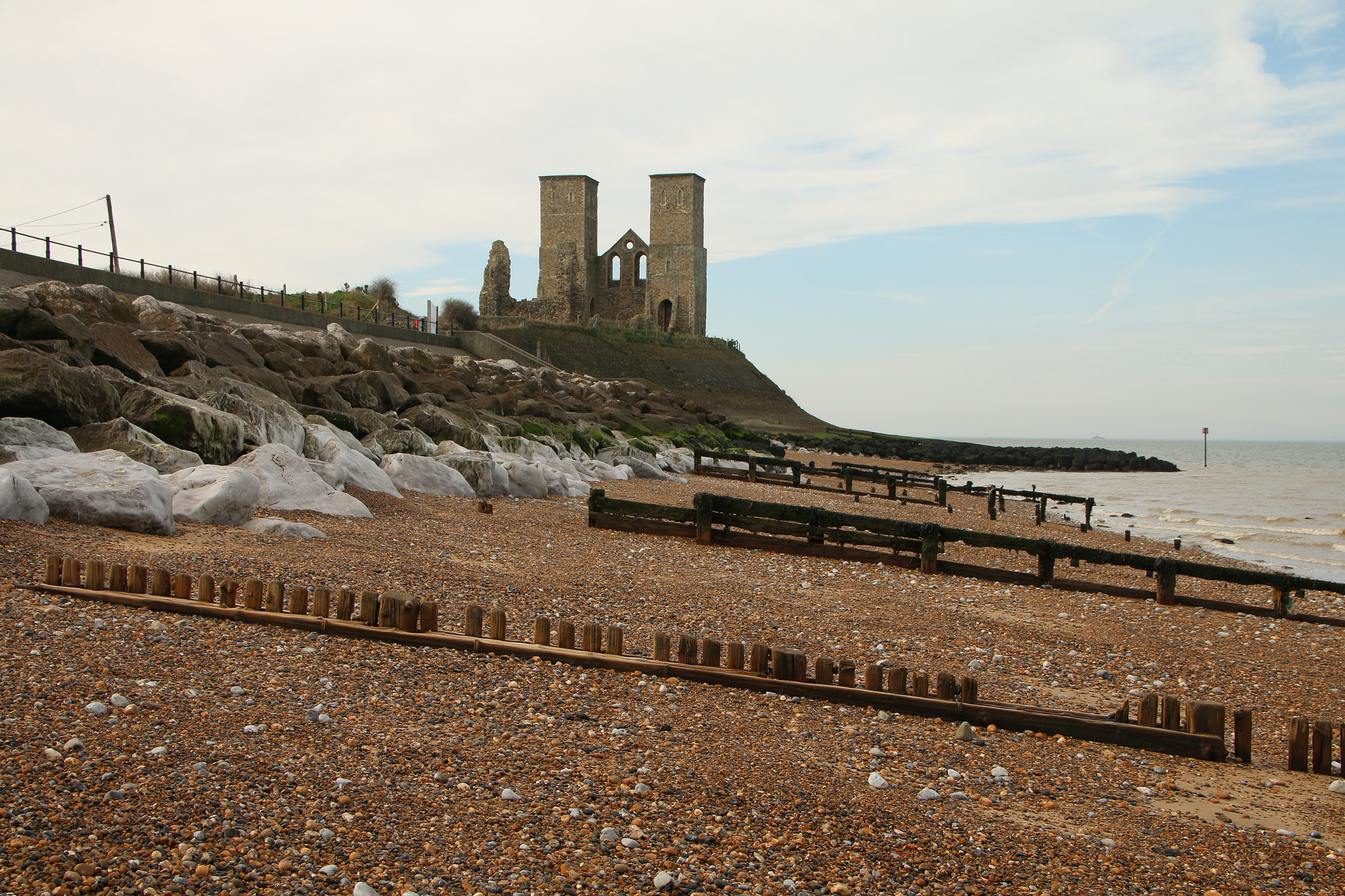 Sigma 18-125mm F3.8-5.6 DC OS HSM sample photo. Reculver towers photography