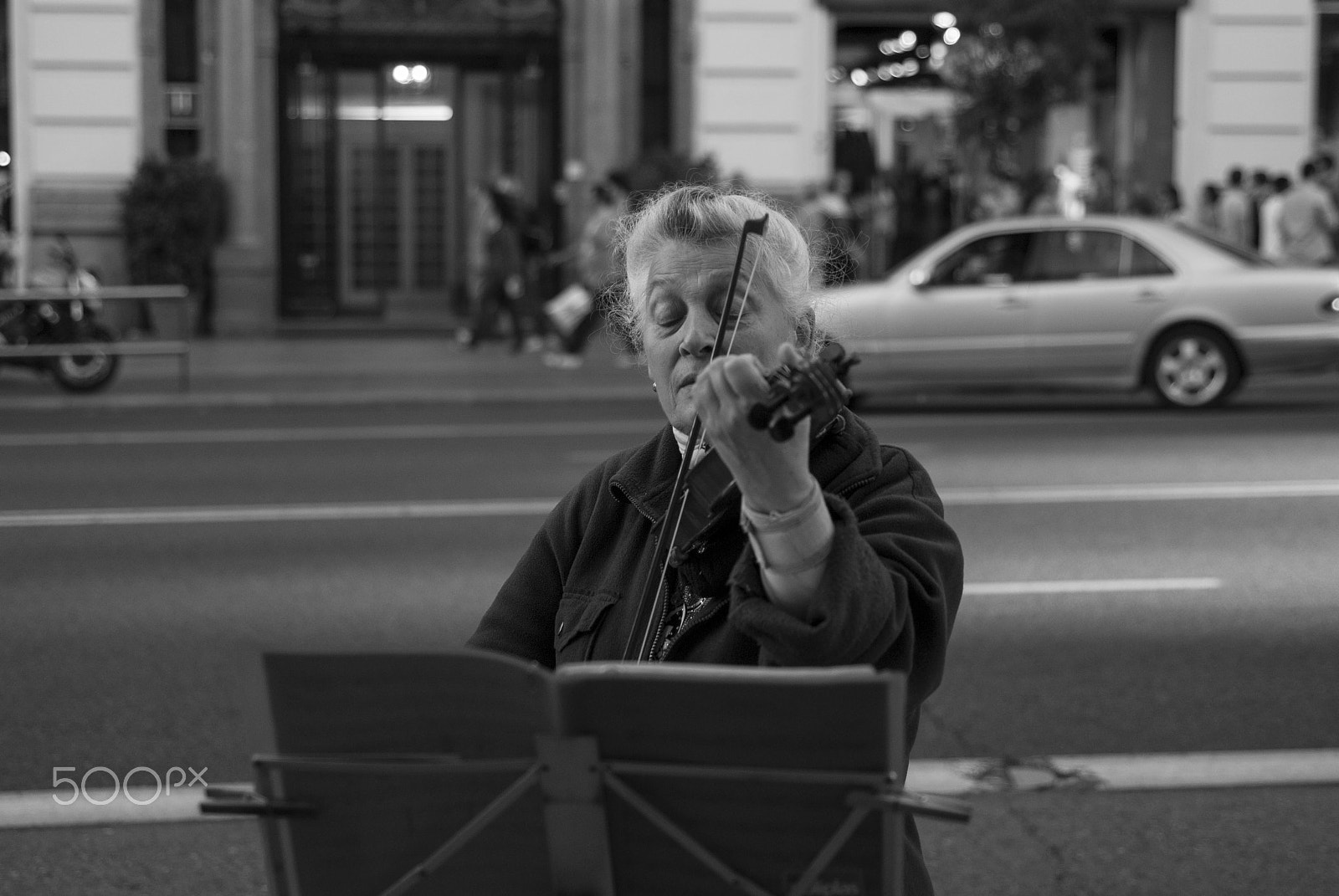 Sigma 24-70mm F2.8 EX DG HSM sample photo. The elder musician ii photography