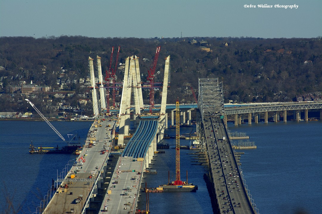 Nikon AF-Nikkor 80-200mm F2.8D ED sample photo. The new bridge & old tappan zee bridge photography