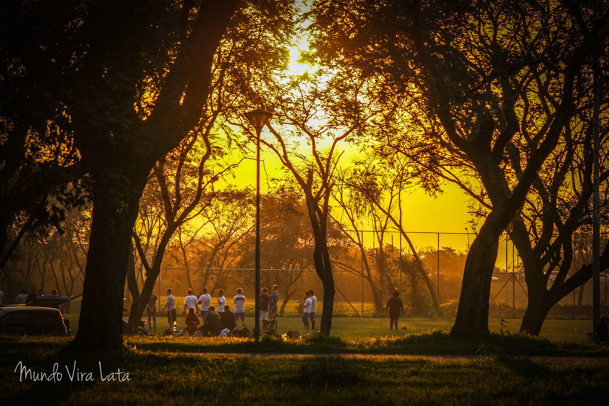 Samsung NX3000 + NX 50-200mm F4-5.6 sample photo. Sunset on the park photography