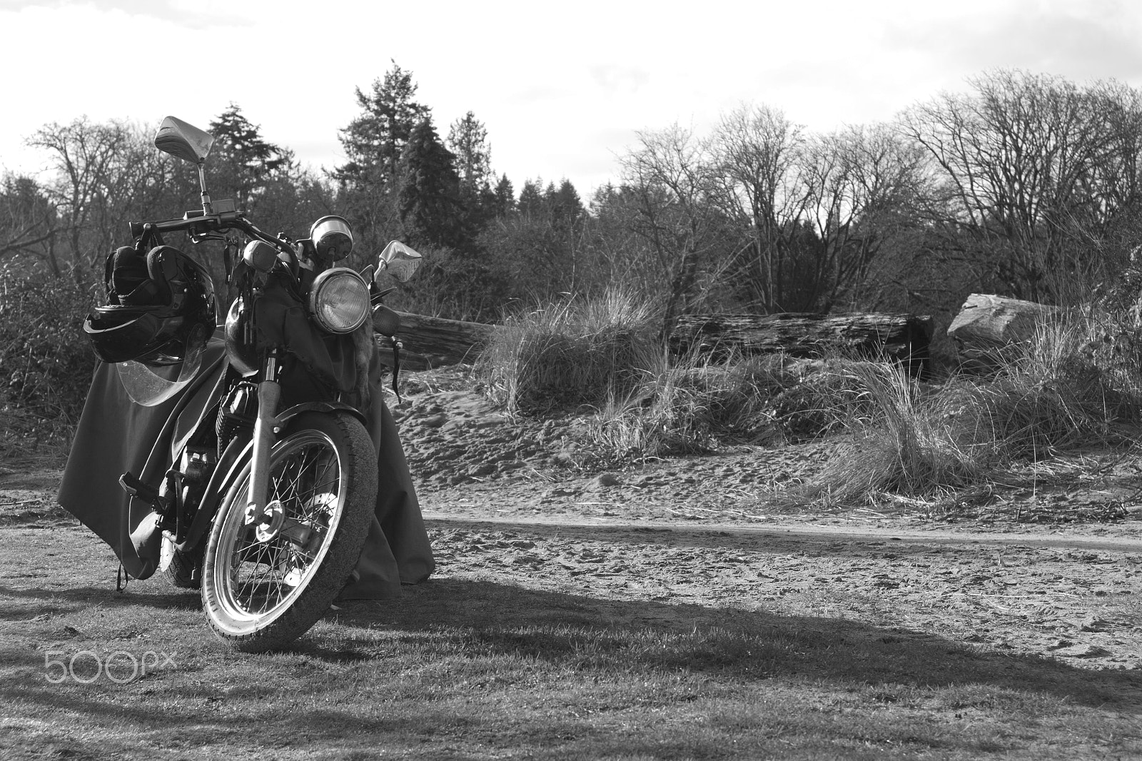 Canon EF 24-85mm F3.5-4.5 USM sample photo. Motorcycle on the beach photography