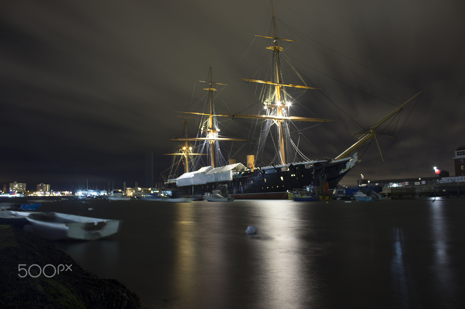 Canon EF-S 18-55mm F3.5-5.6 IS sample photo. Hms warrior photography
