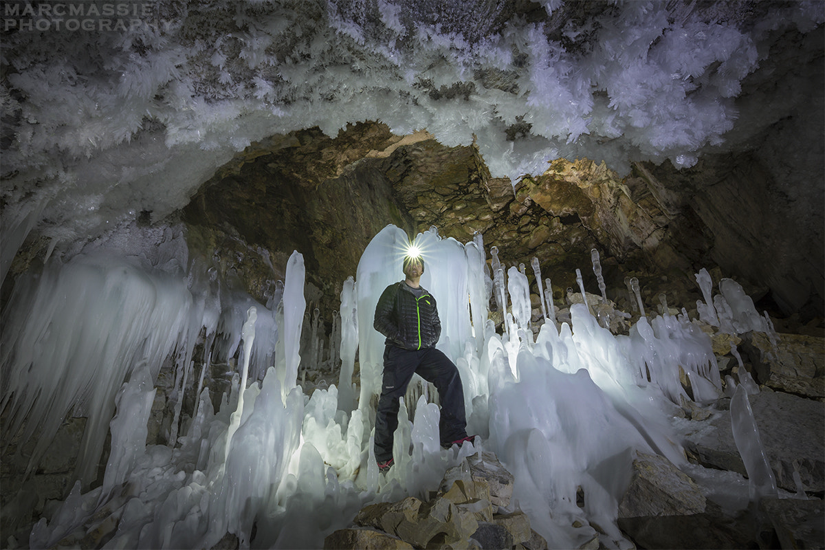 Canon EOS 6D sample photo. Ice spikes of haffner creek, kootenay national park photography