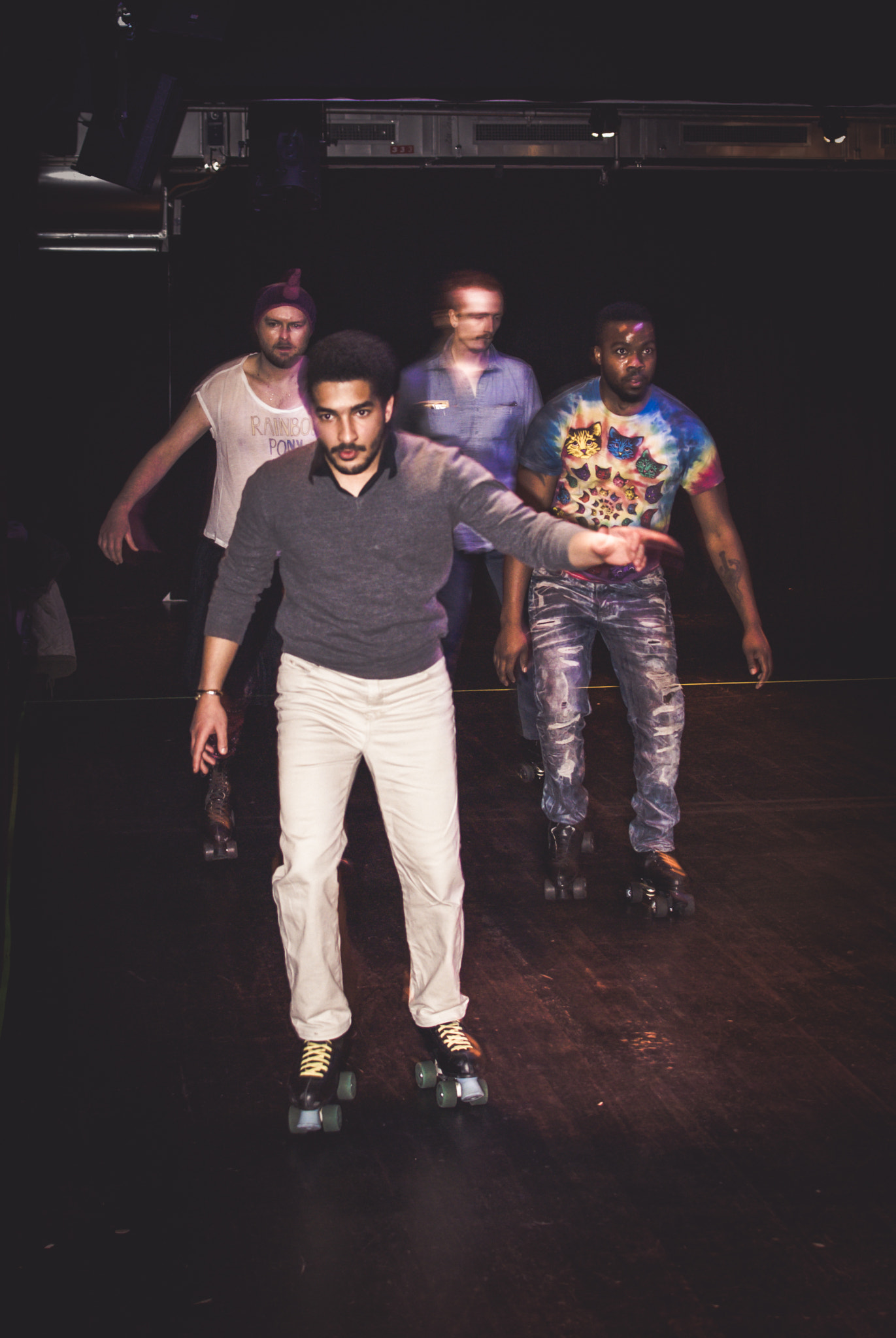 Nikon D200 sample photo. Roller disco photography