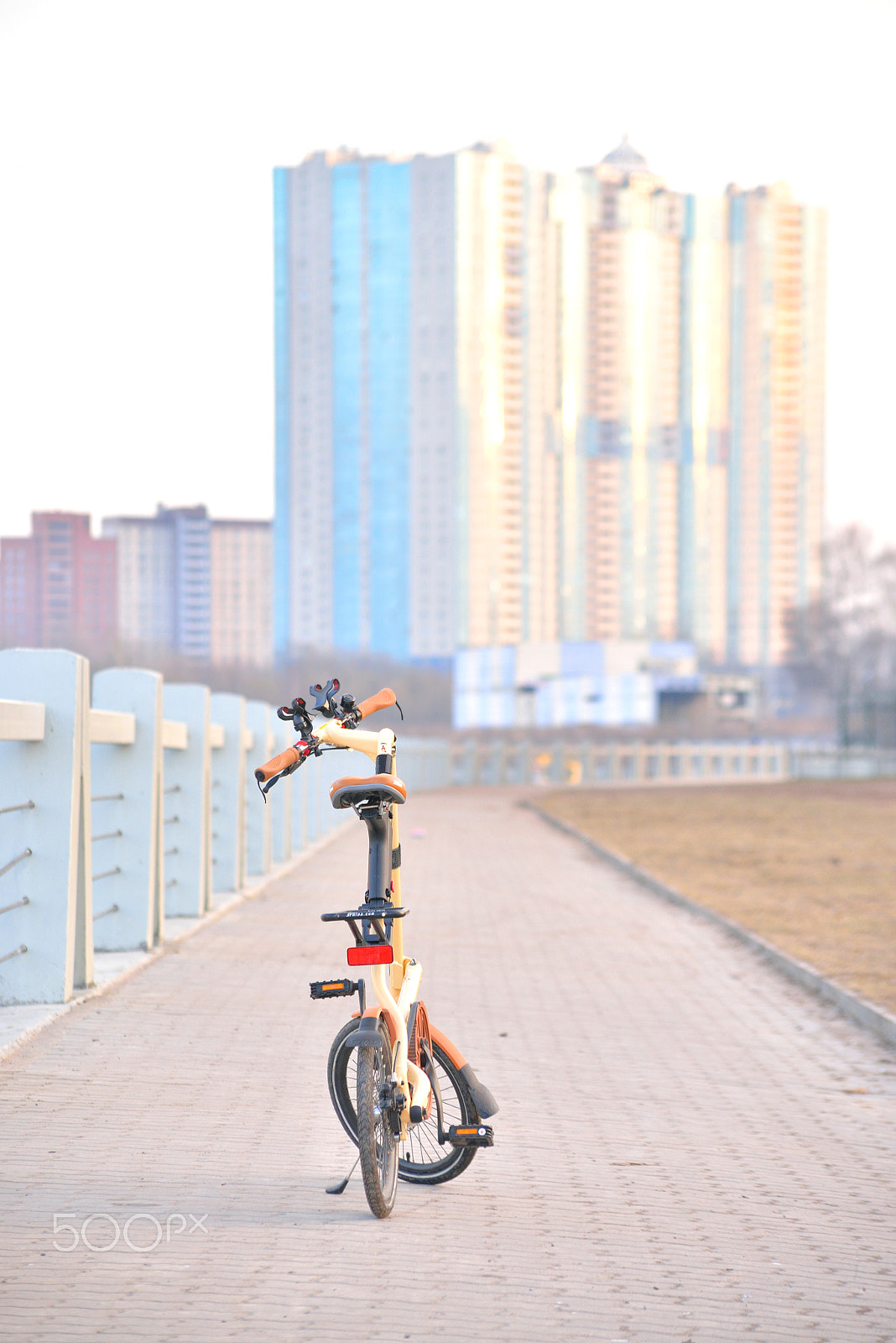 Sigma 70-300mm F4-5.6 APO DG Macro sample photo. Folding bike strida. photography