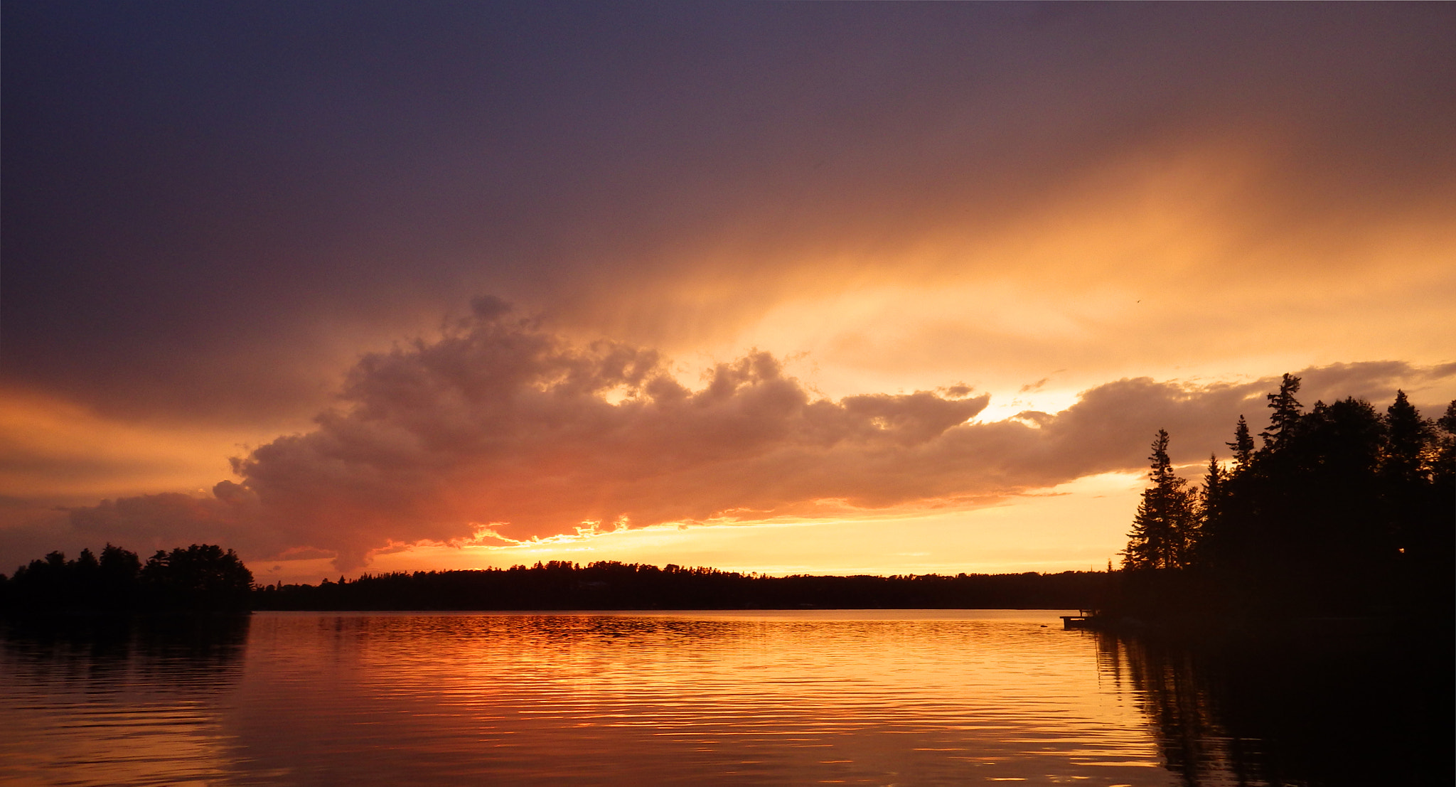 Ricoh WG-4 sample photo. Sunset at storm bay photography