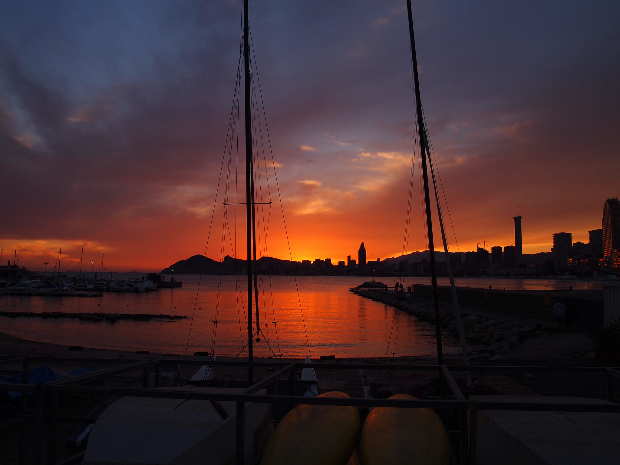 Olympus PEN E-PL2 sample photo. Puesta de sol photography