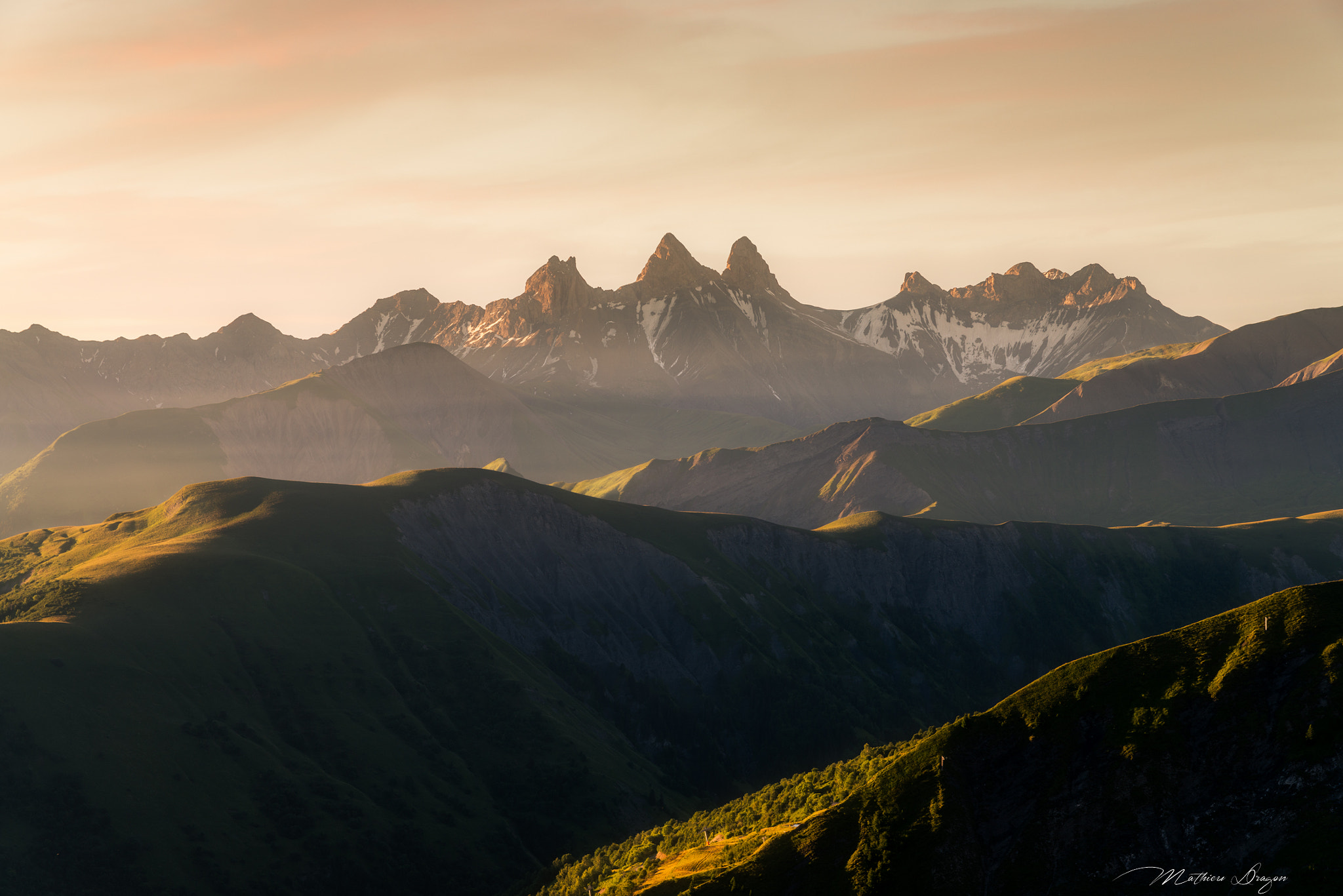 Sigma 24-70mm F2.8 EX DG HSM sample photo. Aiguilles d'arves photography