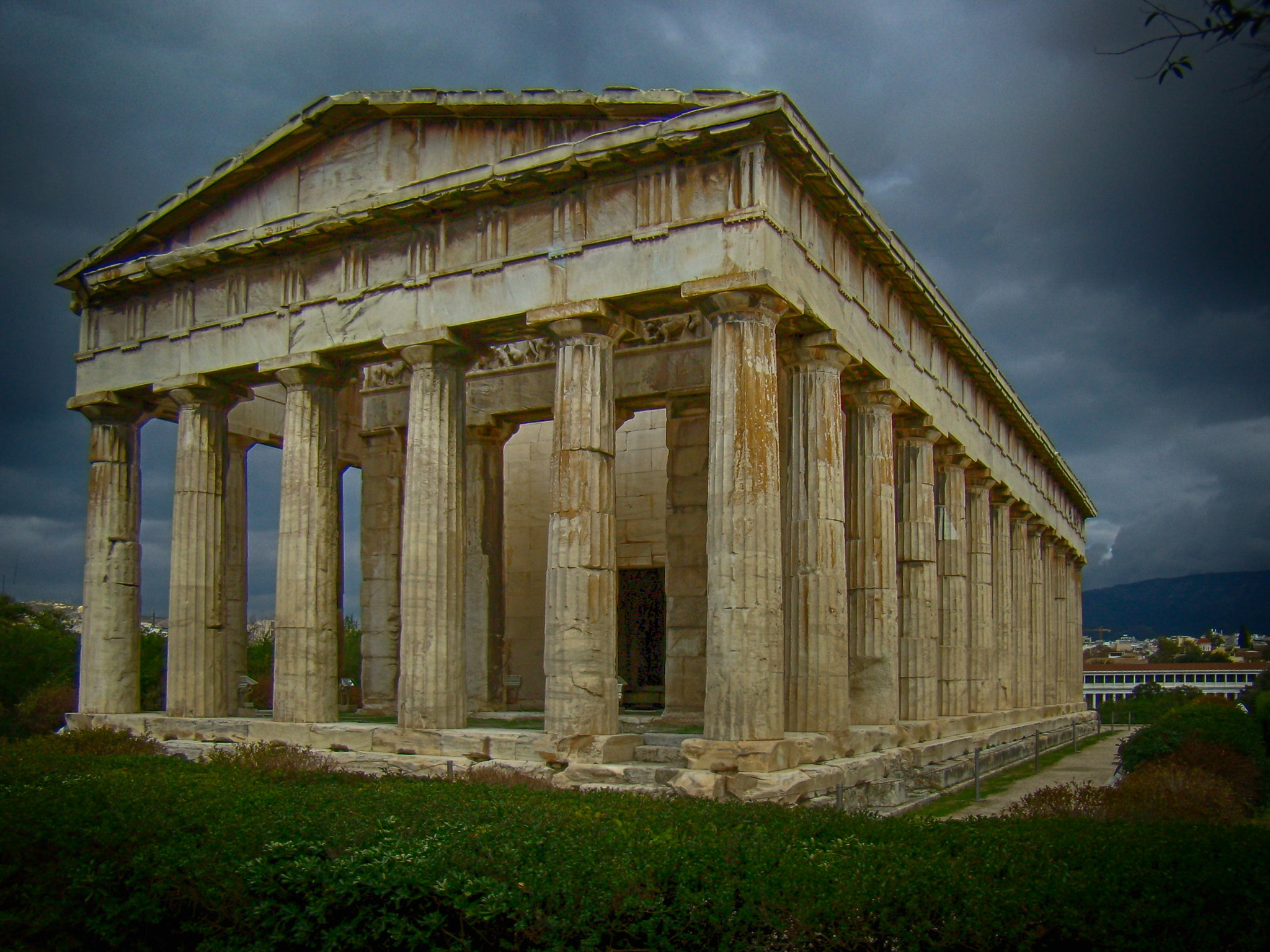 Olympus FE200 sample photo. Athens: hephaisteion (ancient agora) photography