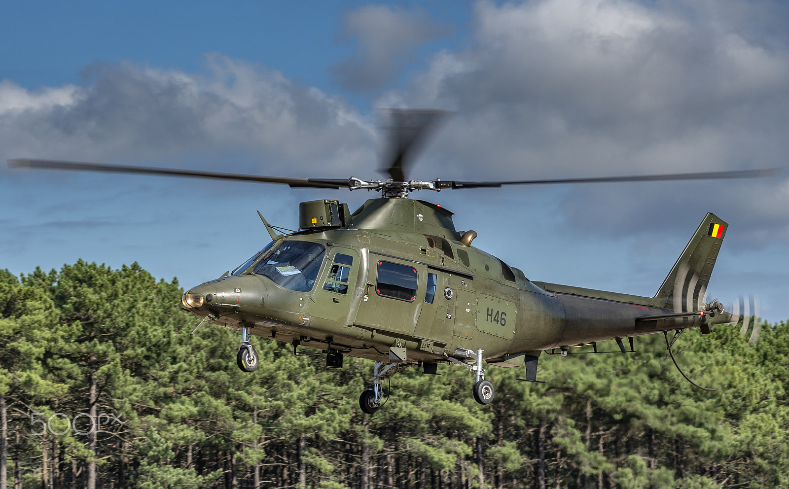 Sigma 120-400mm F4.5-5.6 DG OS HSM sample photo. Belgium agustawestland a109b h46 photography