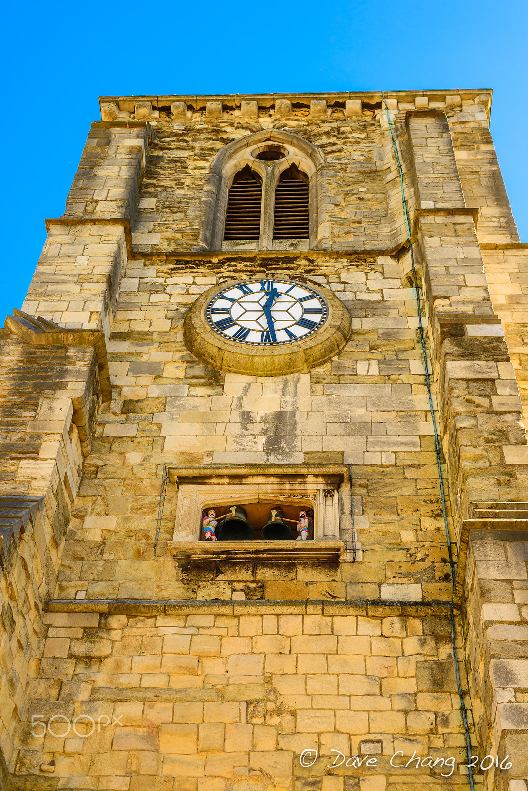 AF Nikkor 50mm f/1.4 sample photo. Clock tower photography