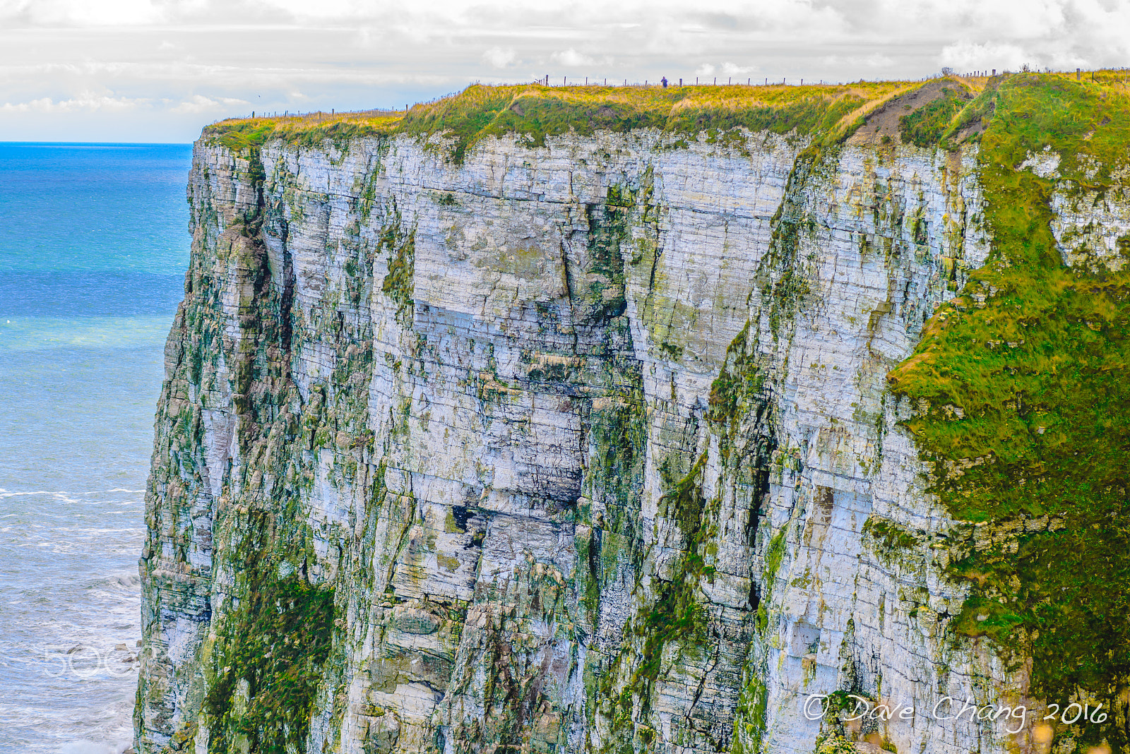 Nikon AF-Nikkor 80-200mm F2.8D ED sample photo. English cliff photography