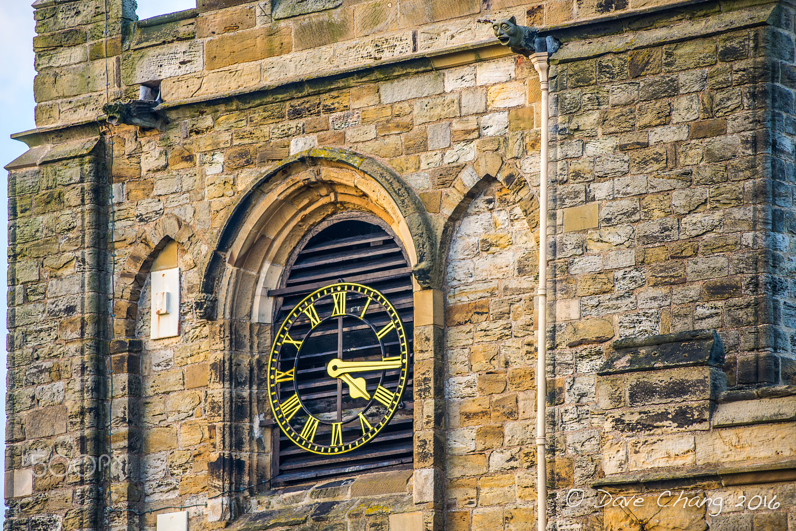 Nikon AF-Nikkor 80-200mm F2.8D ED sample photo. Clock tower and gargoyles photography