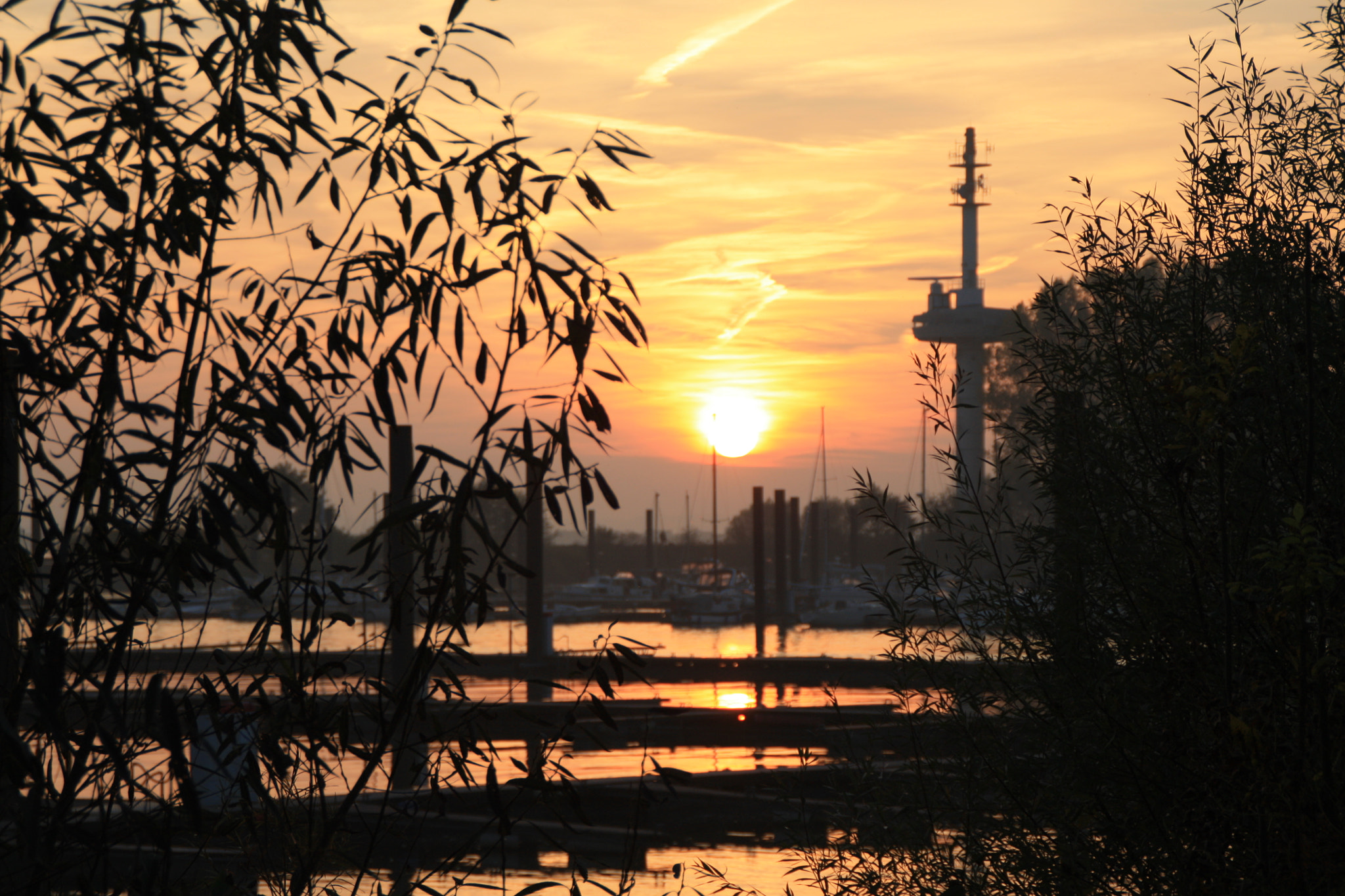 Canon EOS 450D (EOS Rebel XSi / EOS Kiss X2) sample photo. Sunset marina wedel photography