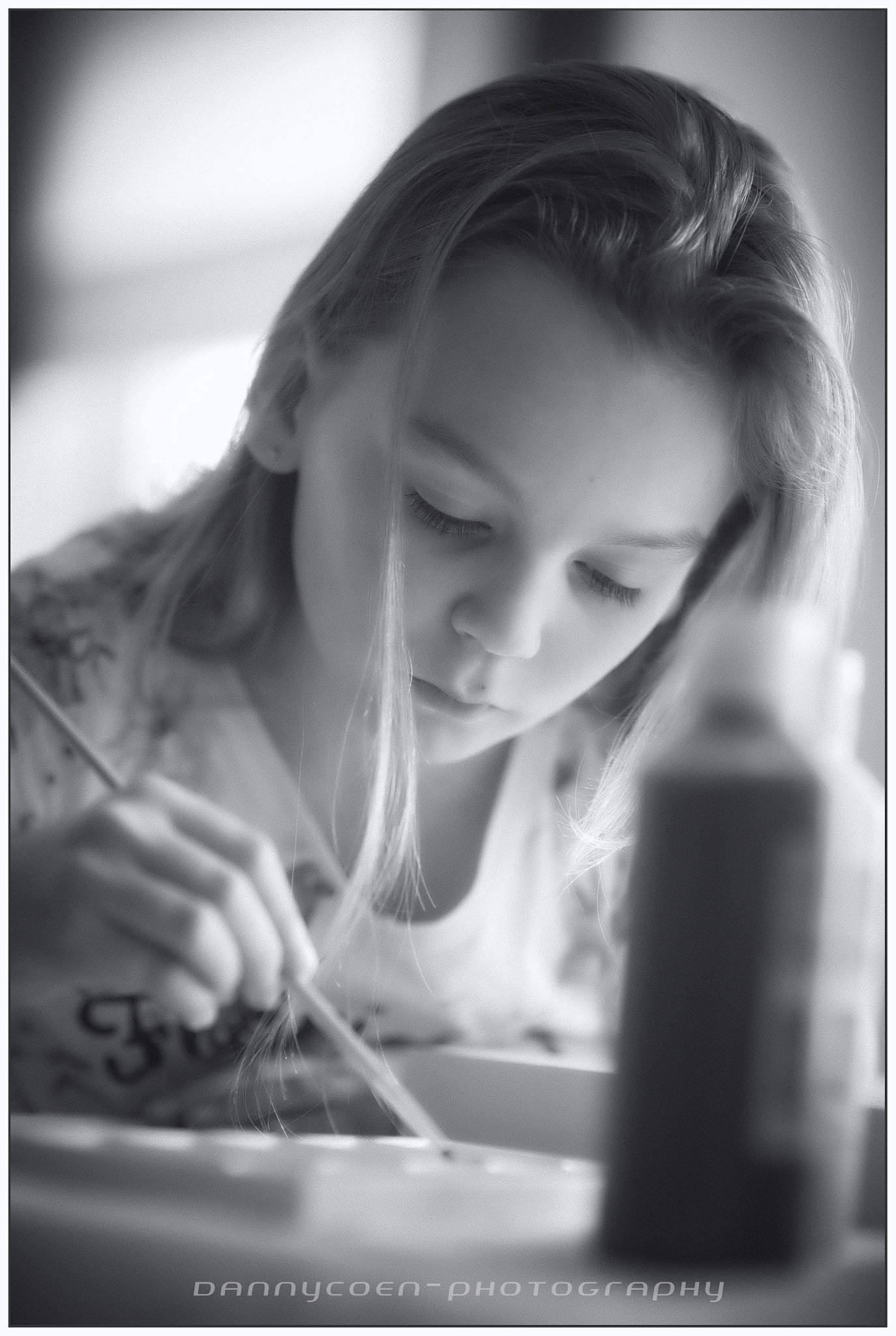 Nikon D3S + Sigma 85mm F1.4 EX DG HSM sample photo. Painting princess. photography