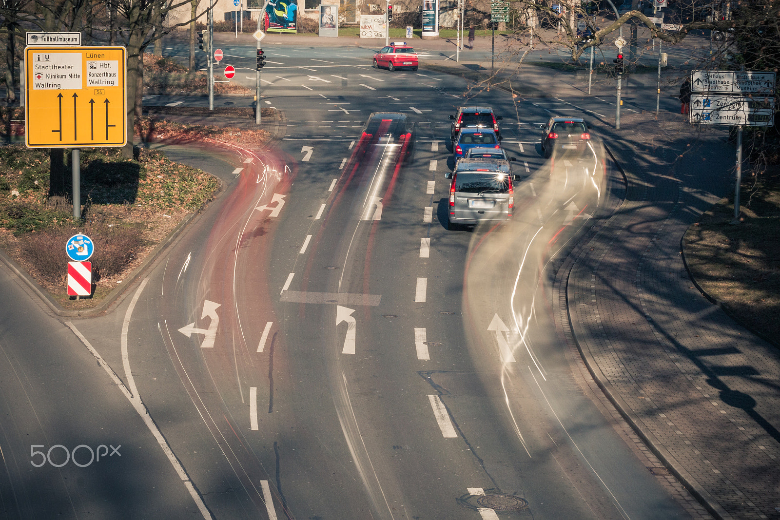 Sigma 50mm F1.4 EX DG HSM sample photo. Traffic at a crossing photography