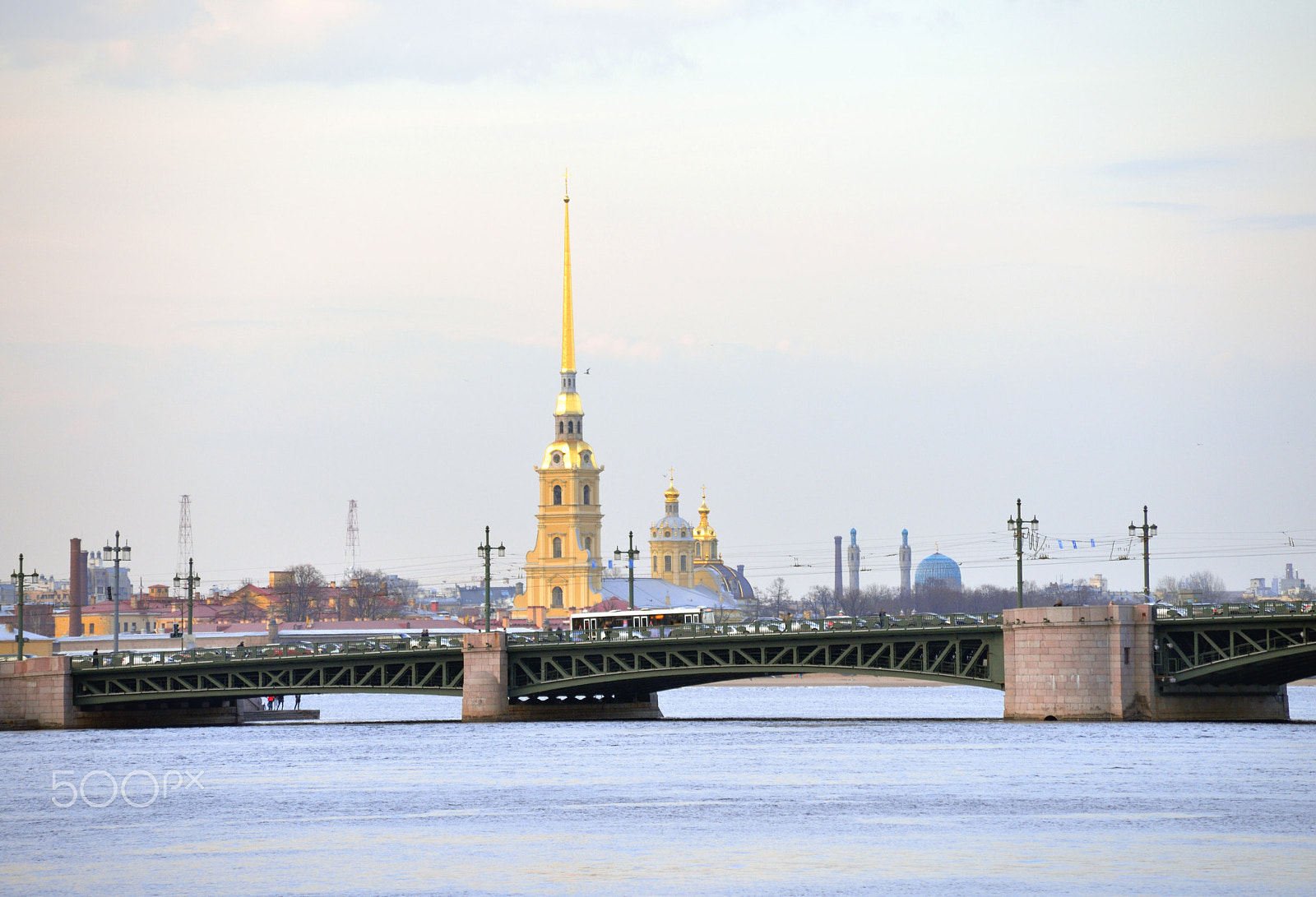 Nikon D610 sample photo. Peter and paul cathedral and palace bridge. photography