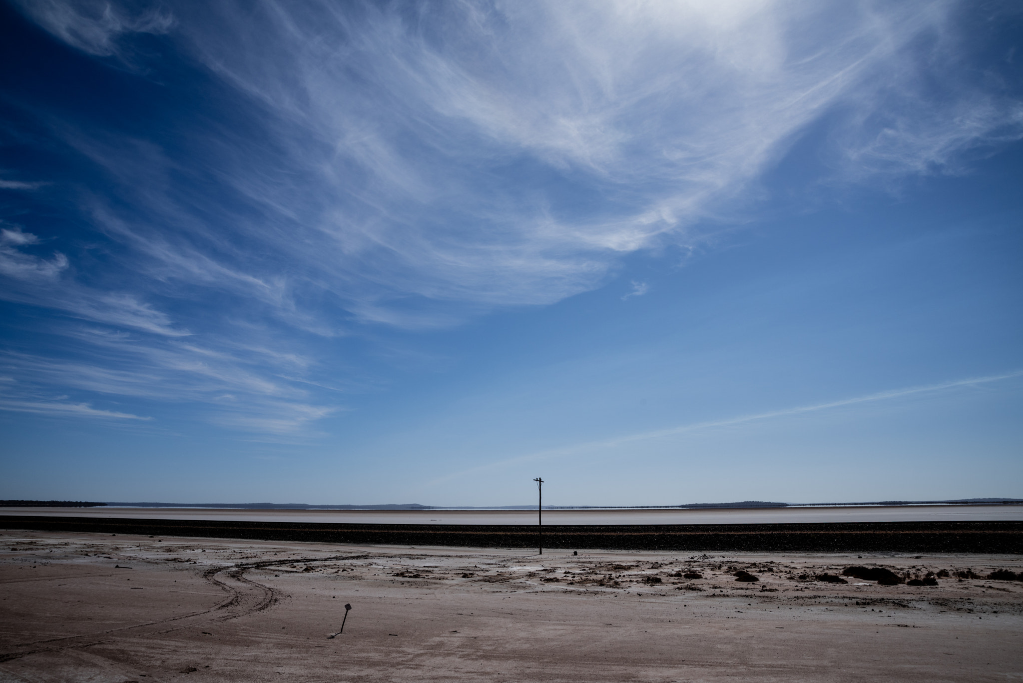 Nikon D750 + Sigma 24-105mm F4 DG OS HSM Art sample photo. Salt flats western australia photography