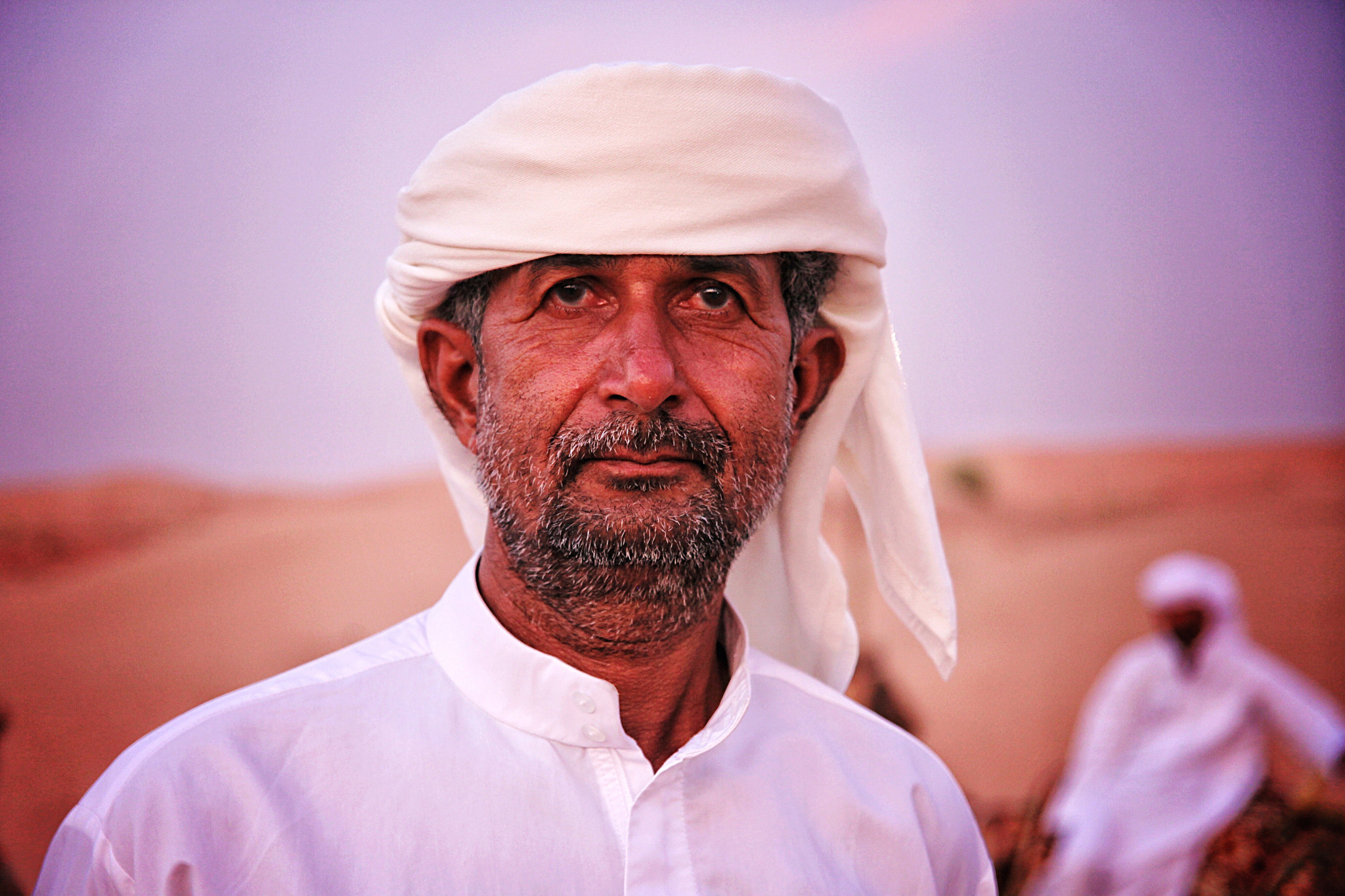 Canon EOS 5D Mark II sample photo. Camel driver, arabian desert uae photography
