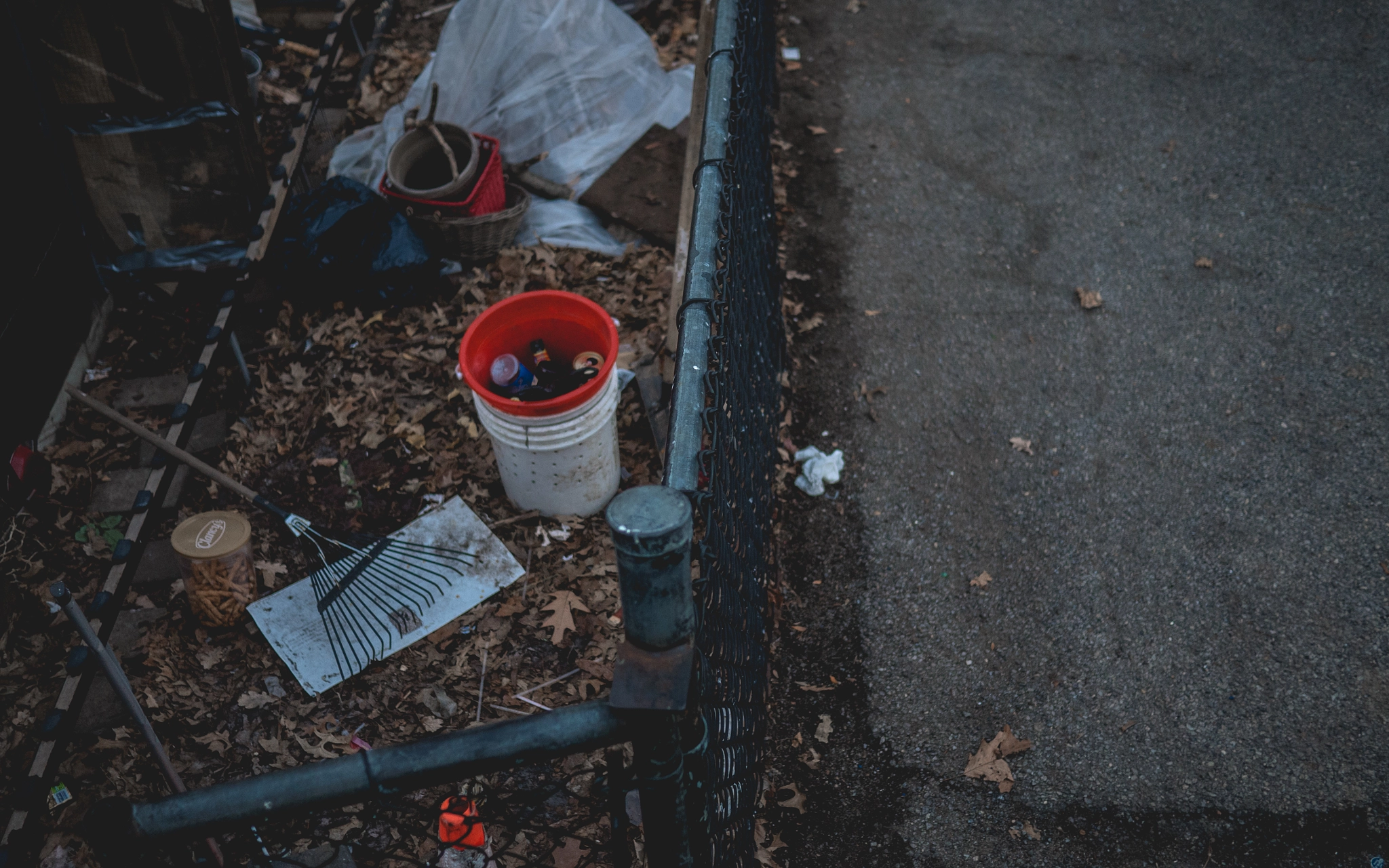 Panasonic Lumix DMC-GX7 sample photo. A homeless backyard photography