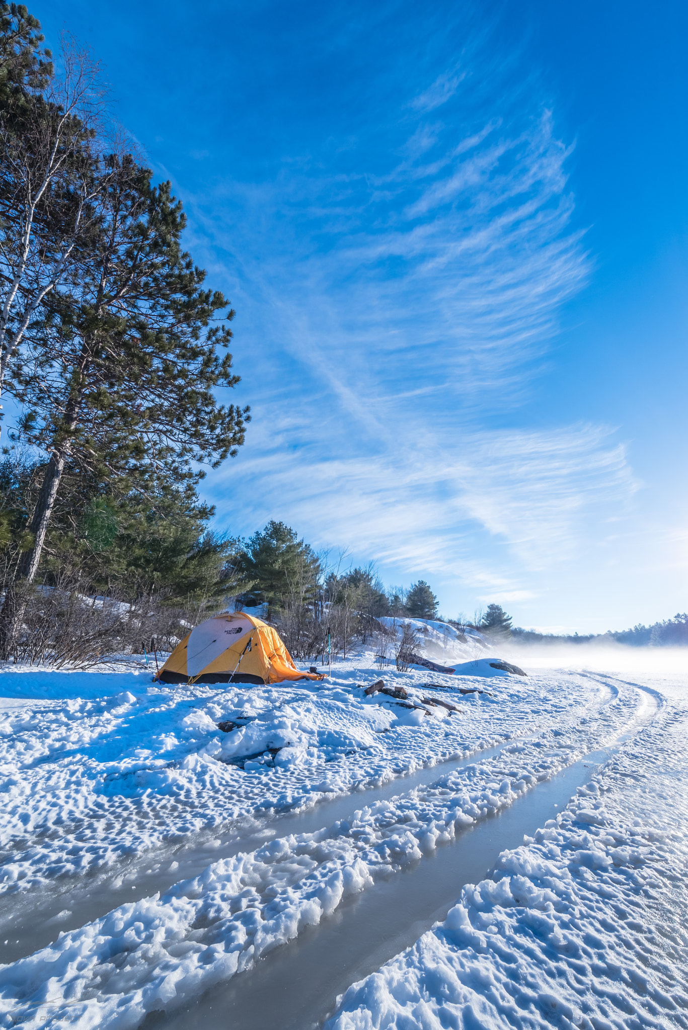 HD PENTAX-D FA 15-30mm F2.8 ED SDM WR sample photo. Winter camp sunrise photography