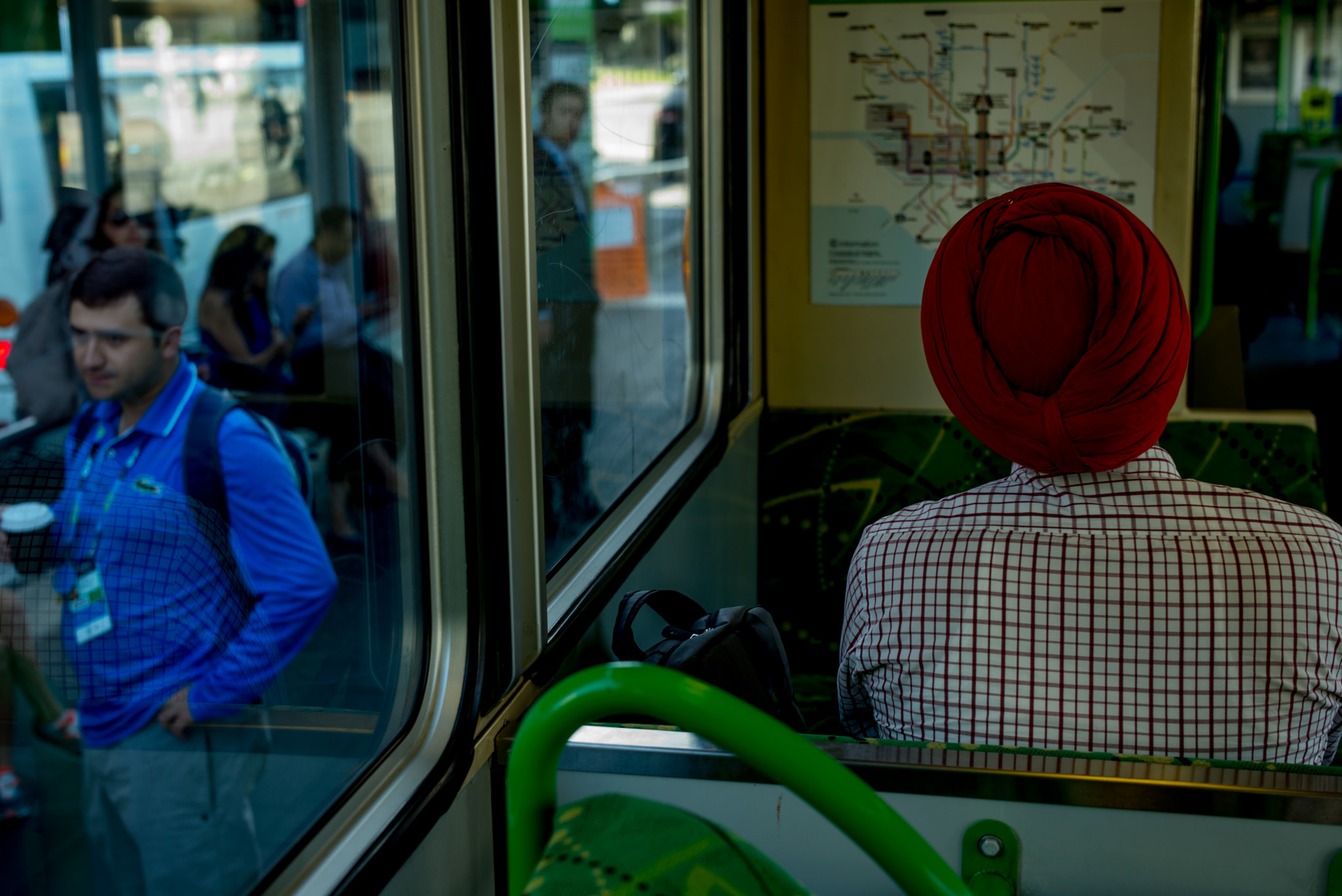 Leica Summilux-M 50mm F1.4 ASPH sample photo. On the tram photography