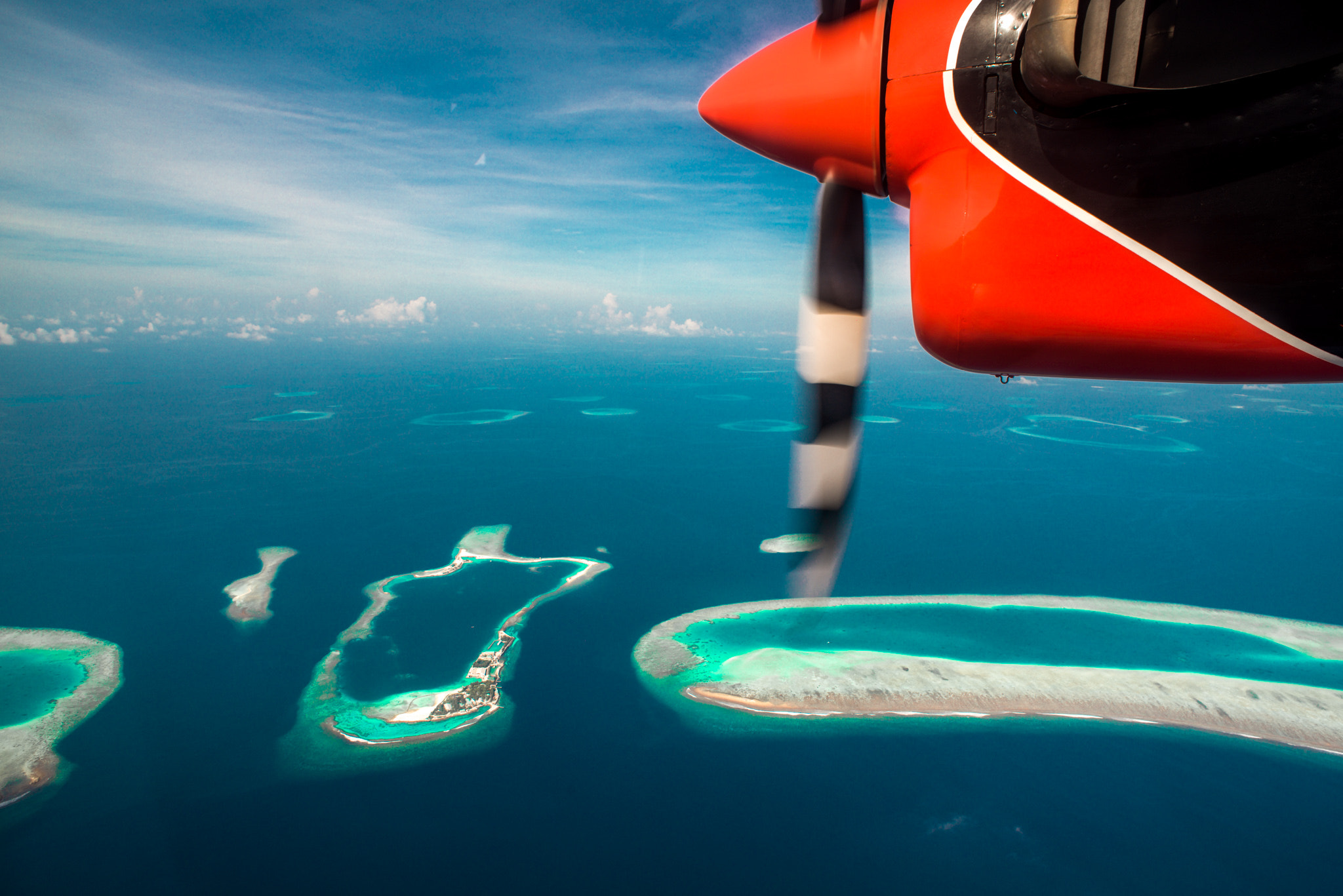 Nikon D800E + AF Nikkor 20mm f/2.8 sample photo. Aerial view of the islands photography