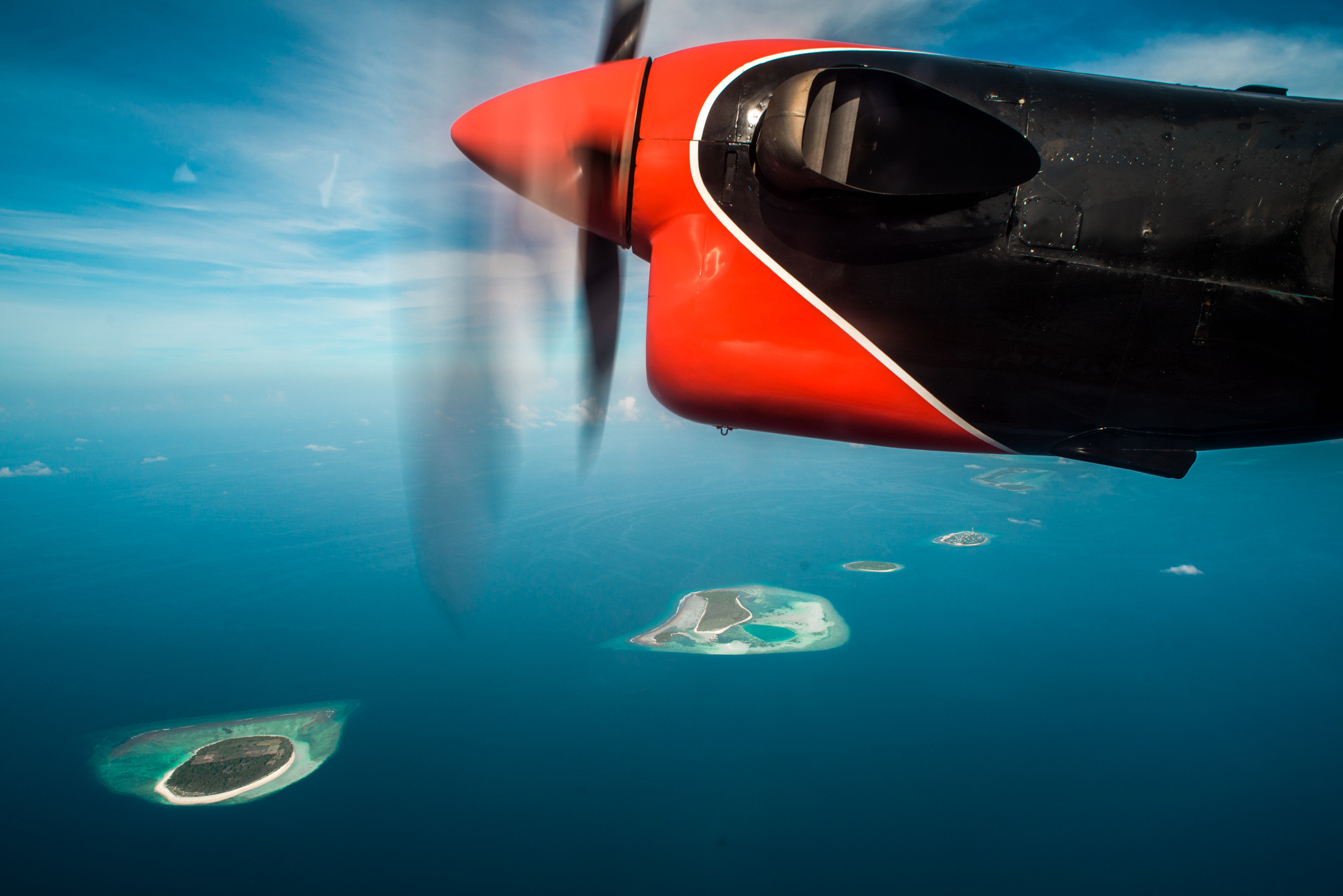 Nikon D800E + AF Nikkor 20mm f/2.8 sample photo. Bunch of islands birds eye view photography