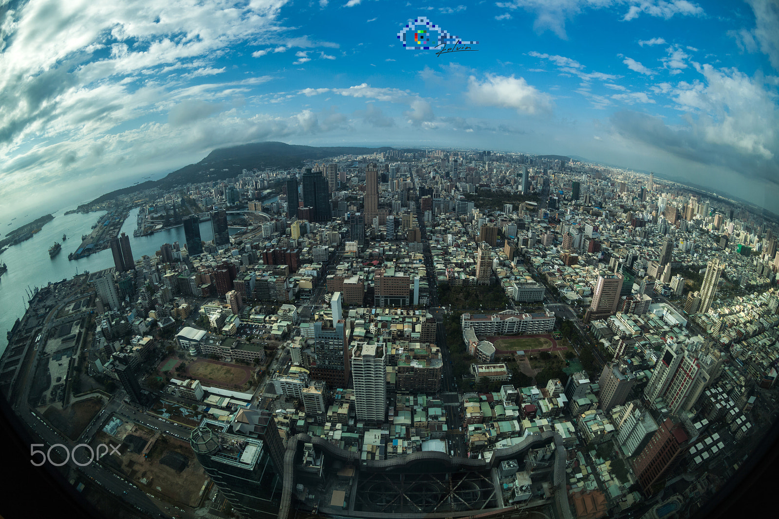 Canon EOS 5D Mark II + Canon EF 8-15mm F4L Fisheye USM sample photo. 昨日高雄的天氣隔外美好 photography