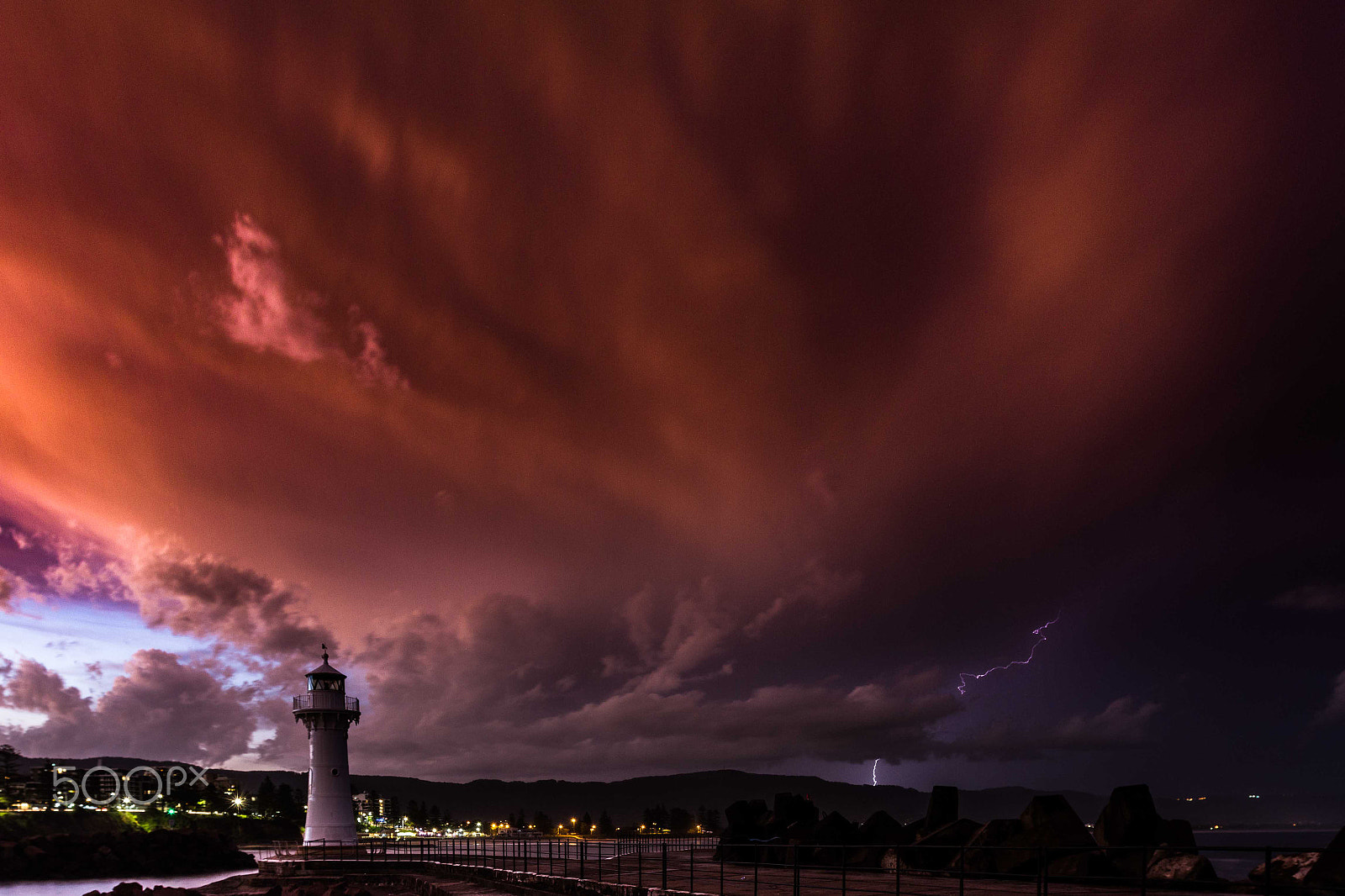 Canon EF 16-35mm F2.8L II USM sample photo. Lightning bolt! photography
