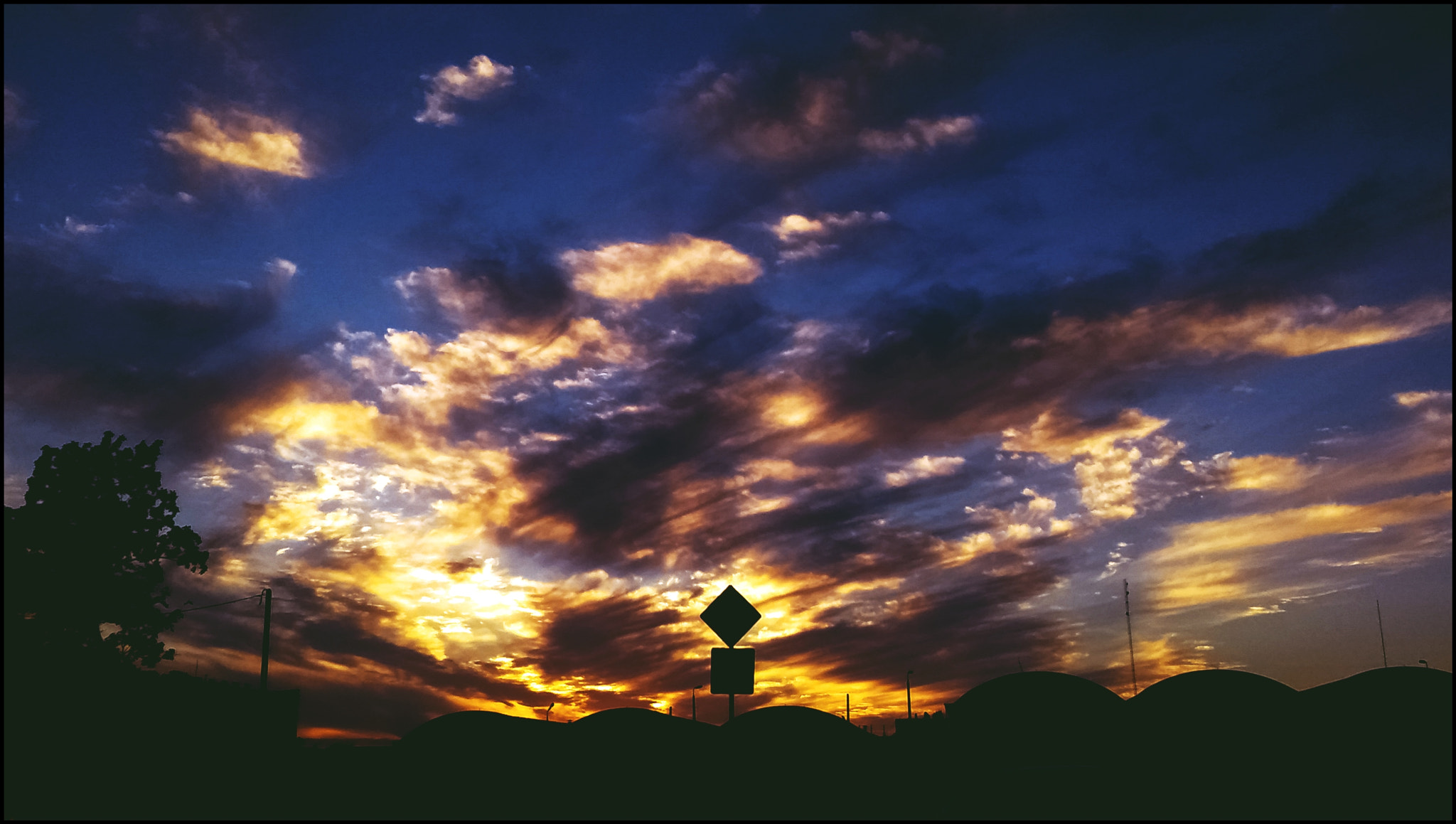 LG SPIRIT 4G LTE sample photo. Sun set photography