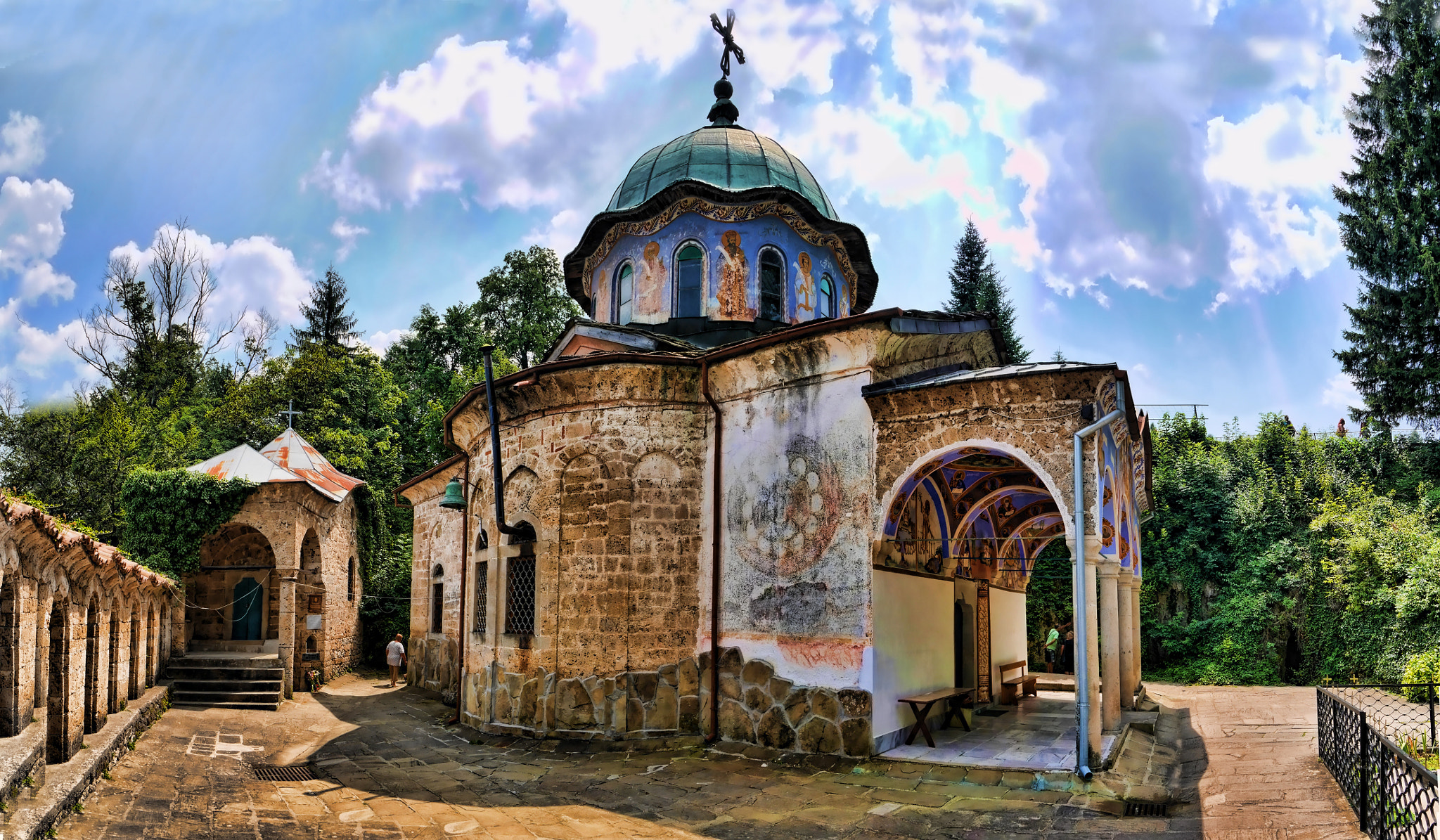 Panasonic Lumix DMC-GX7 sample photo. Sokolski monastery church photography