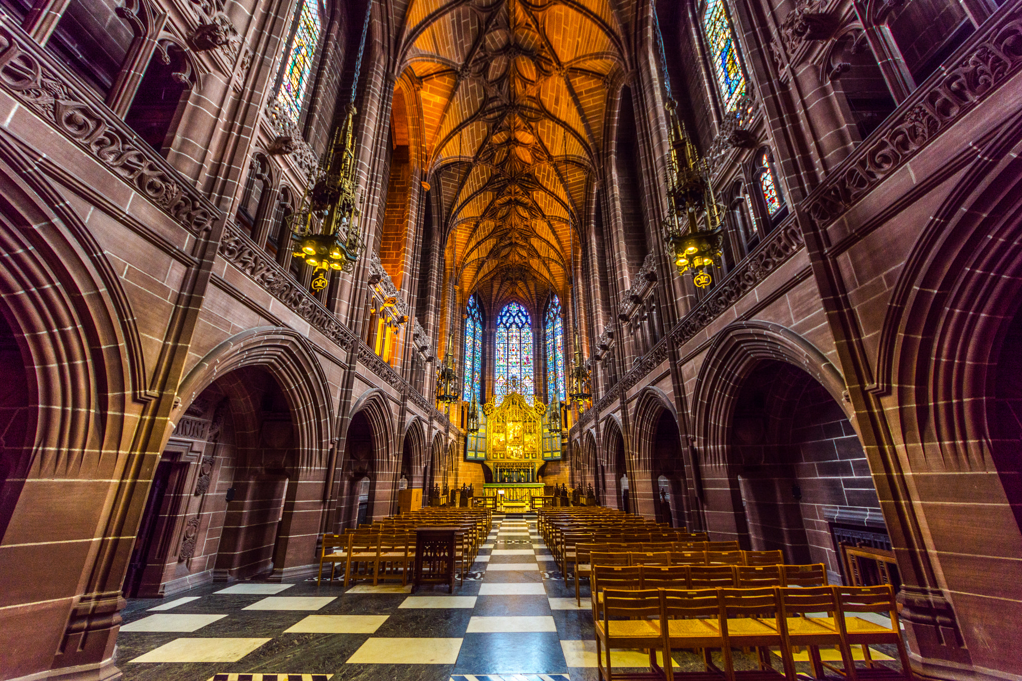 Sigma 8-16mm F4.5-5.6 DC HSM sample photo. Liverpool cathedral photography