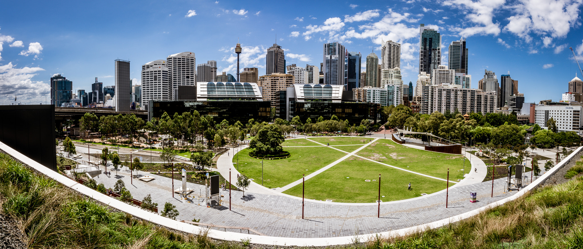 Tokina AT-X 17-35mm F4 Pro FX sample photo. Tumbalong park - sydney photography