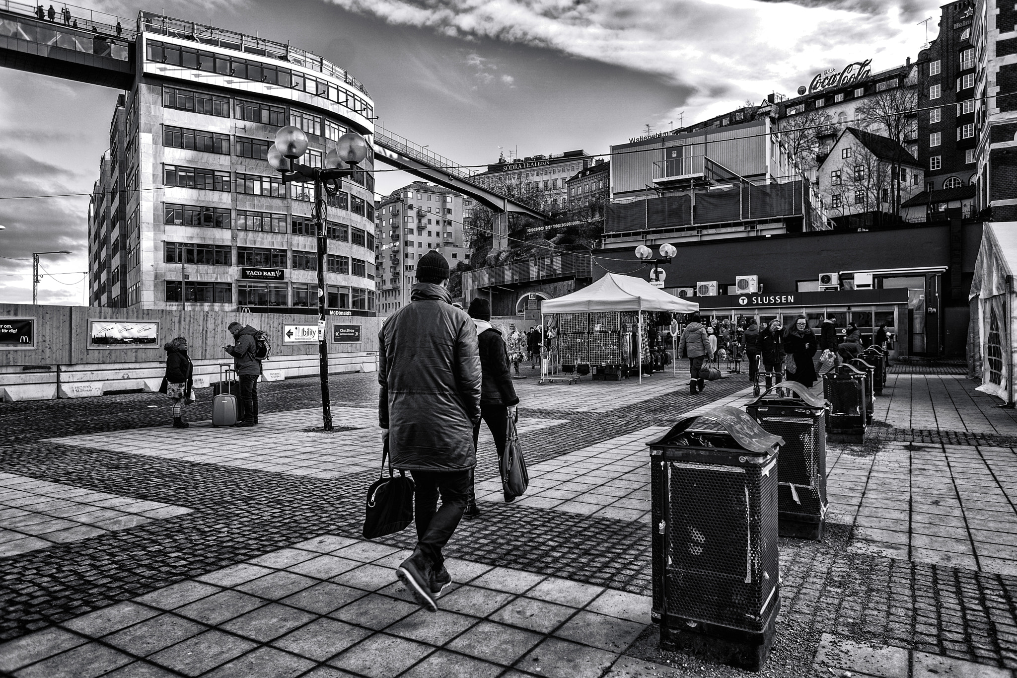 Sony a6300 sample photo. Slussen. photography