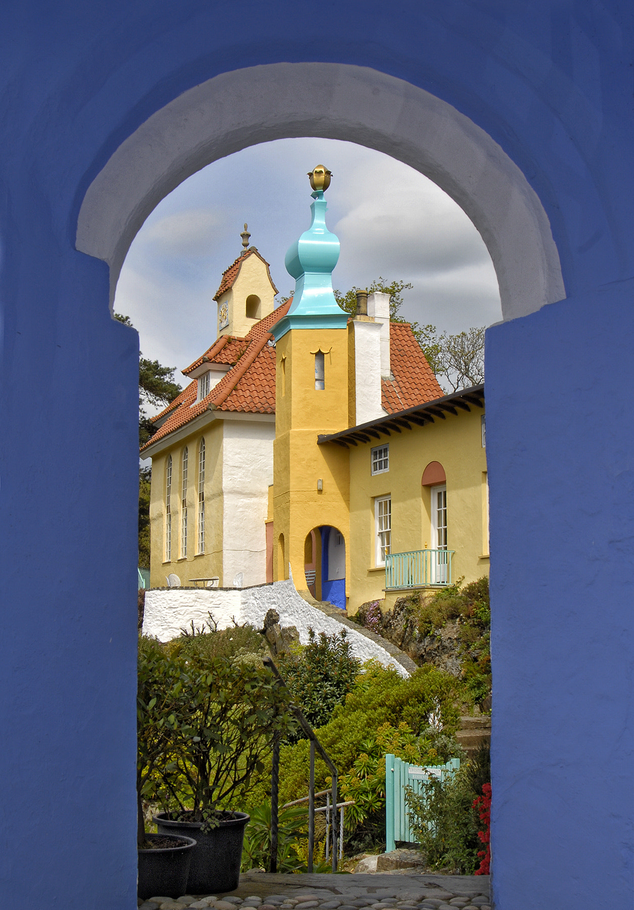 Nikon D200 sample photo. Portmeirion photography