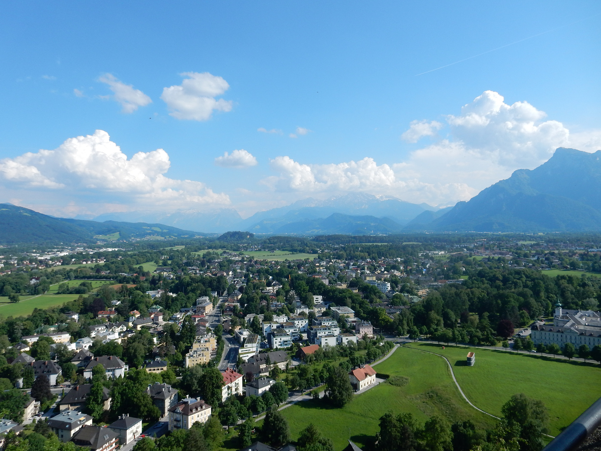 Nikon Coolpix S9700 sample photo. Salzburg up from the fortress photography