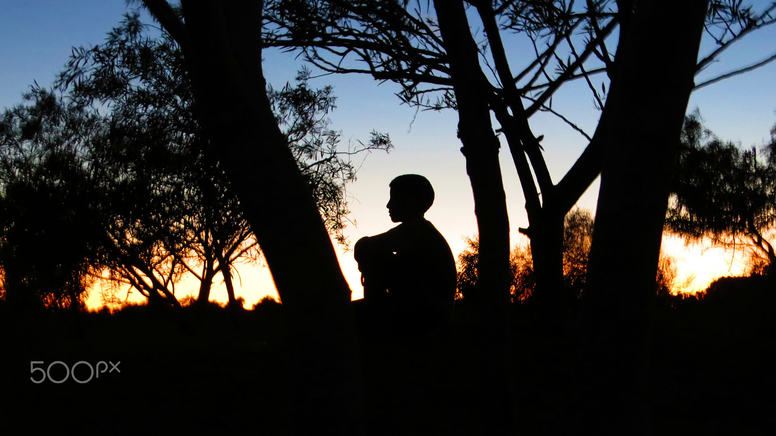 4.3 - 215.0 mm sample photo. Boy silhouete photography