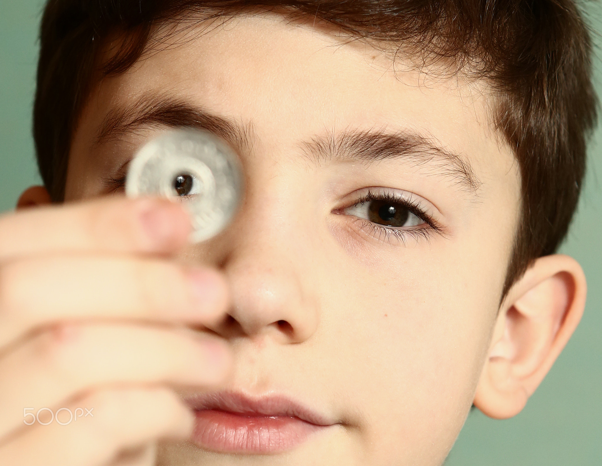 boy preteen numismatic collector show  coin