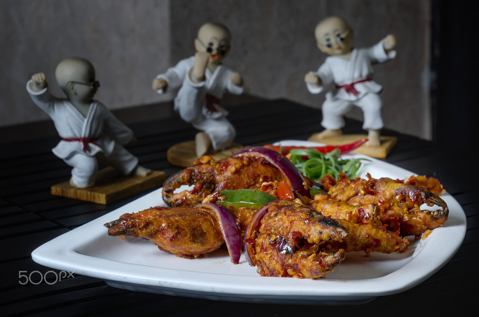 Nikon AF-S Nikkor 24-70mm F2.8G ED sample photo. Crab claws in mountain chilli sauce photography