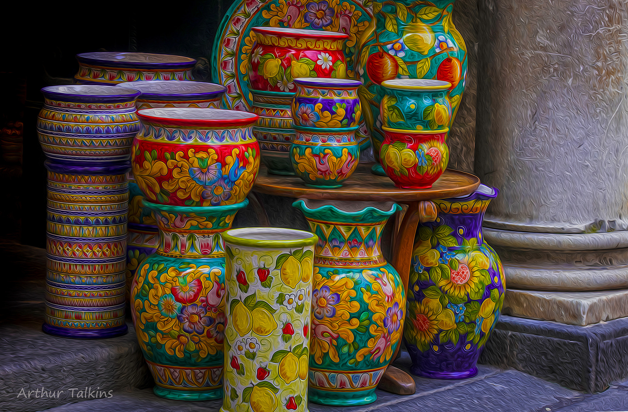 Sigma 70-200mm F2.8 EX DG Macro HSM II sample photo. Of italy, of ceramic, of colour... photography