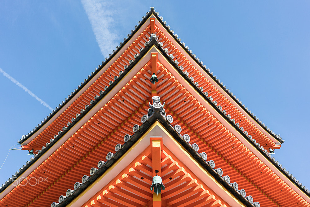 Sony a7R II sample photo. Japanese architecture details photography