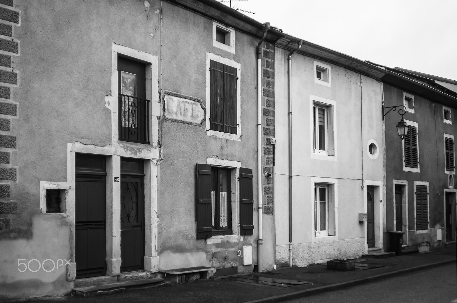 Nikon D300S sample photo. A former café in a village photography