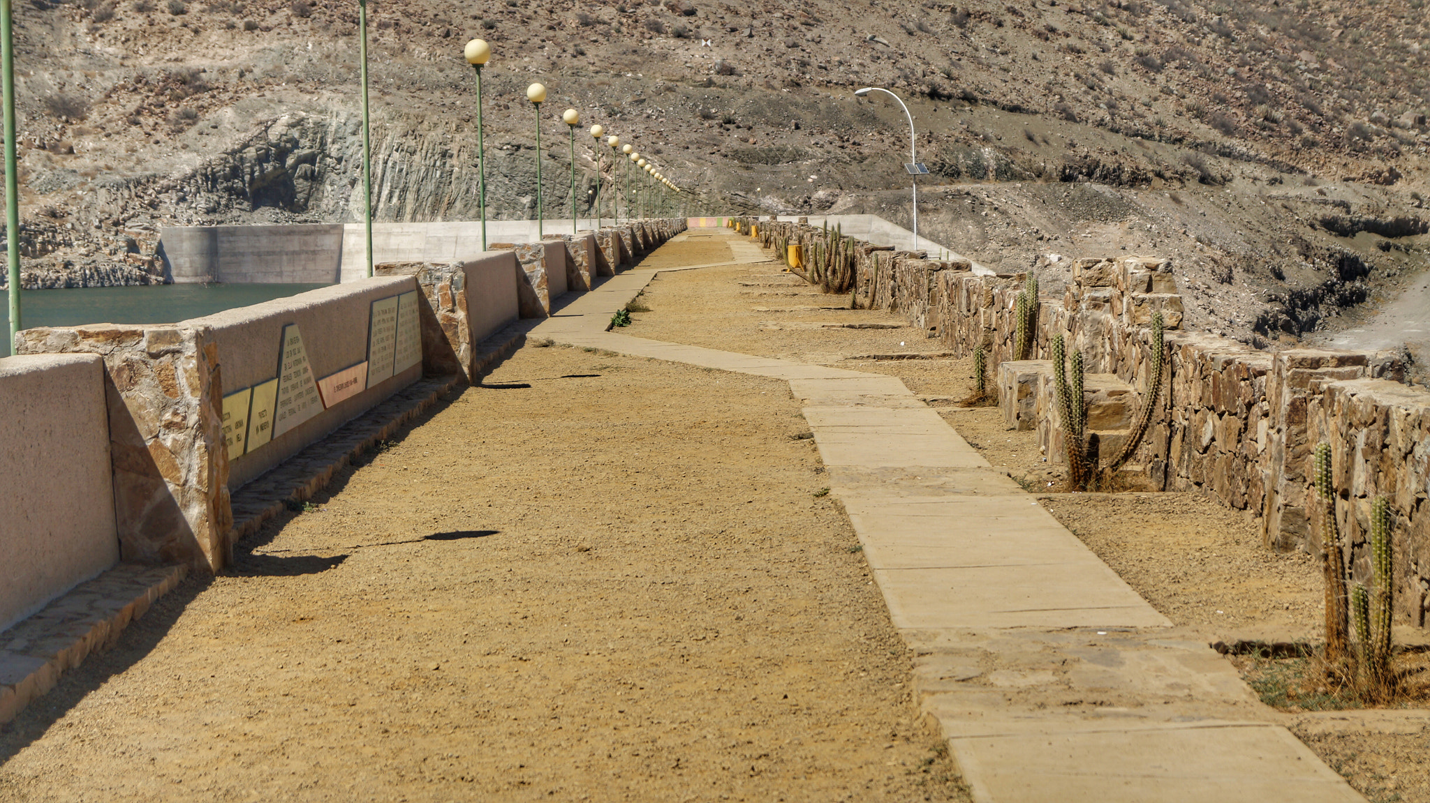 Sony DT 18-55mm F3.5-5.6 SAM II sample photo. Santa juana dam in the atacama valley chile photography